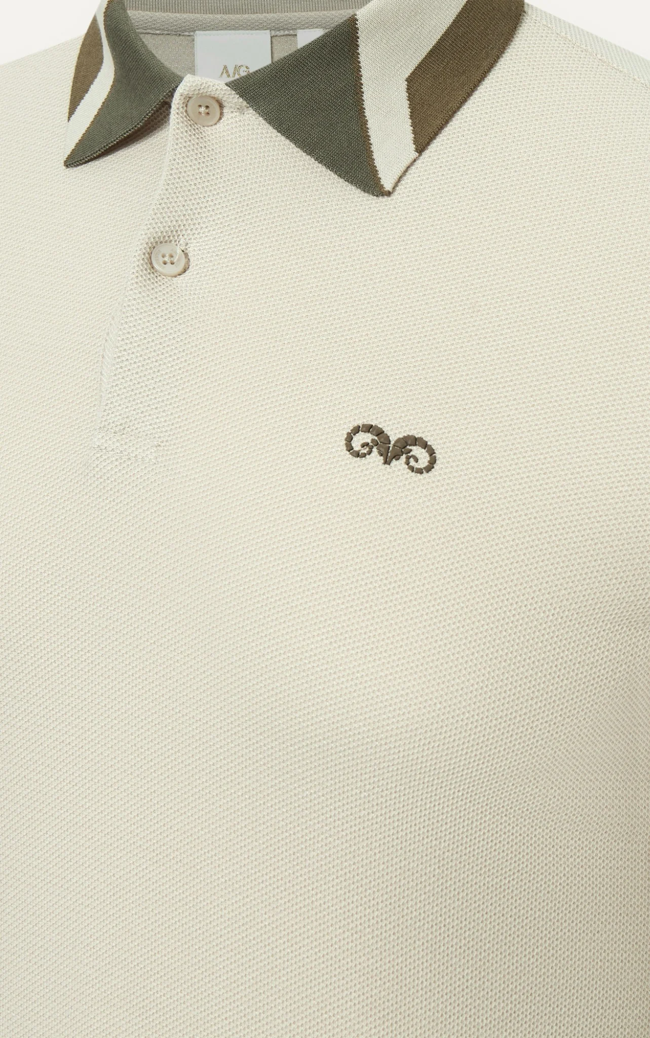 POLO NAM 8895-SLIM FIT KEM F RÊU
