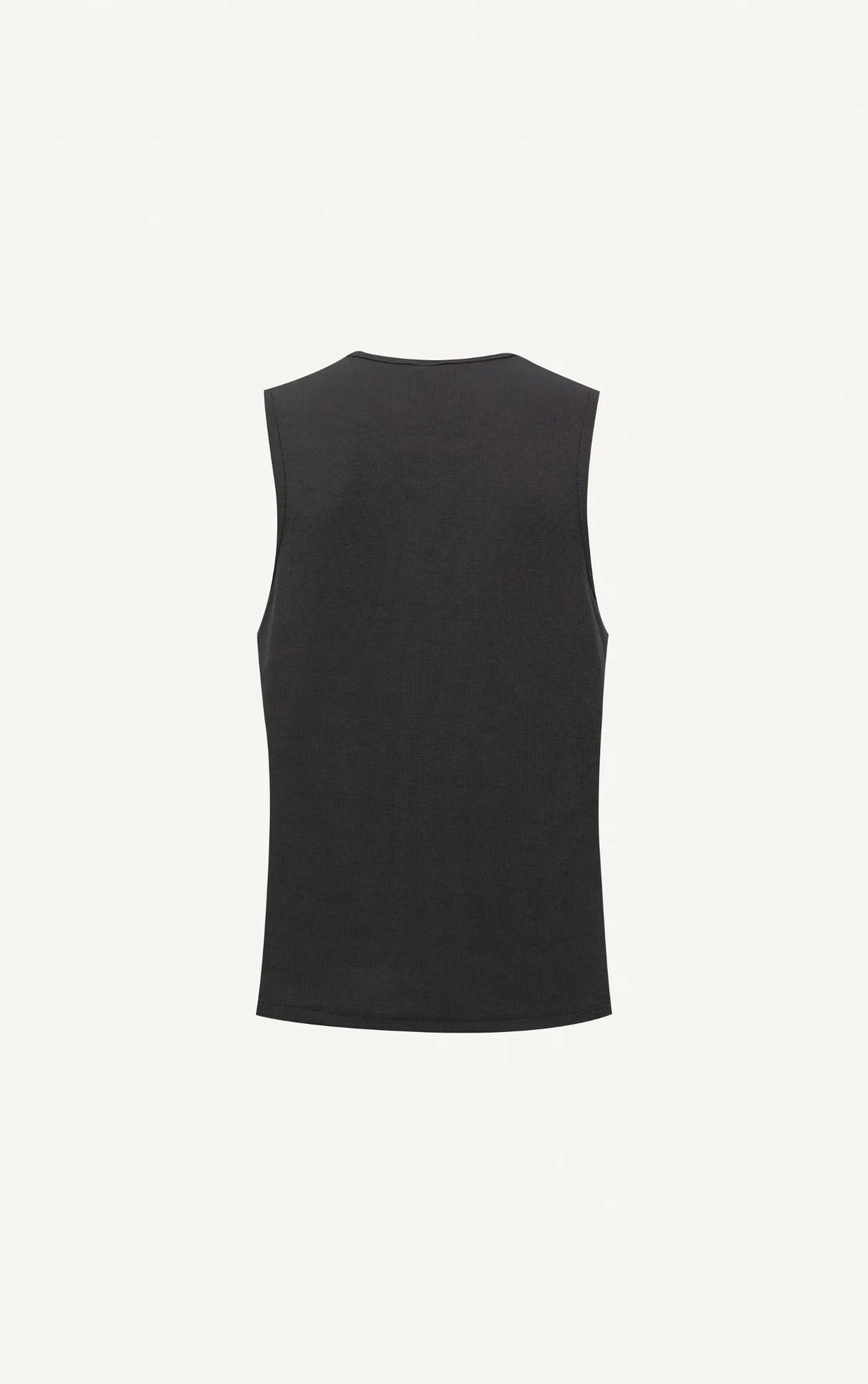 ÁO THUN NAM TANKTOP TA36-LOOSE FIT ĐEN
