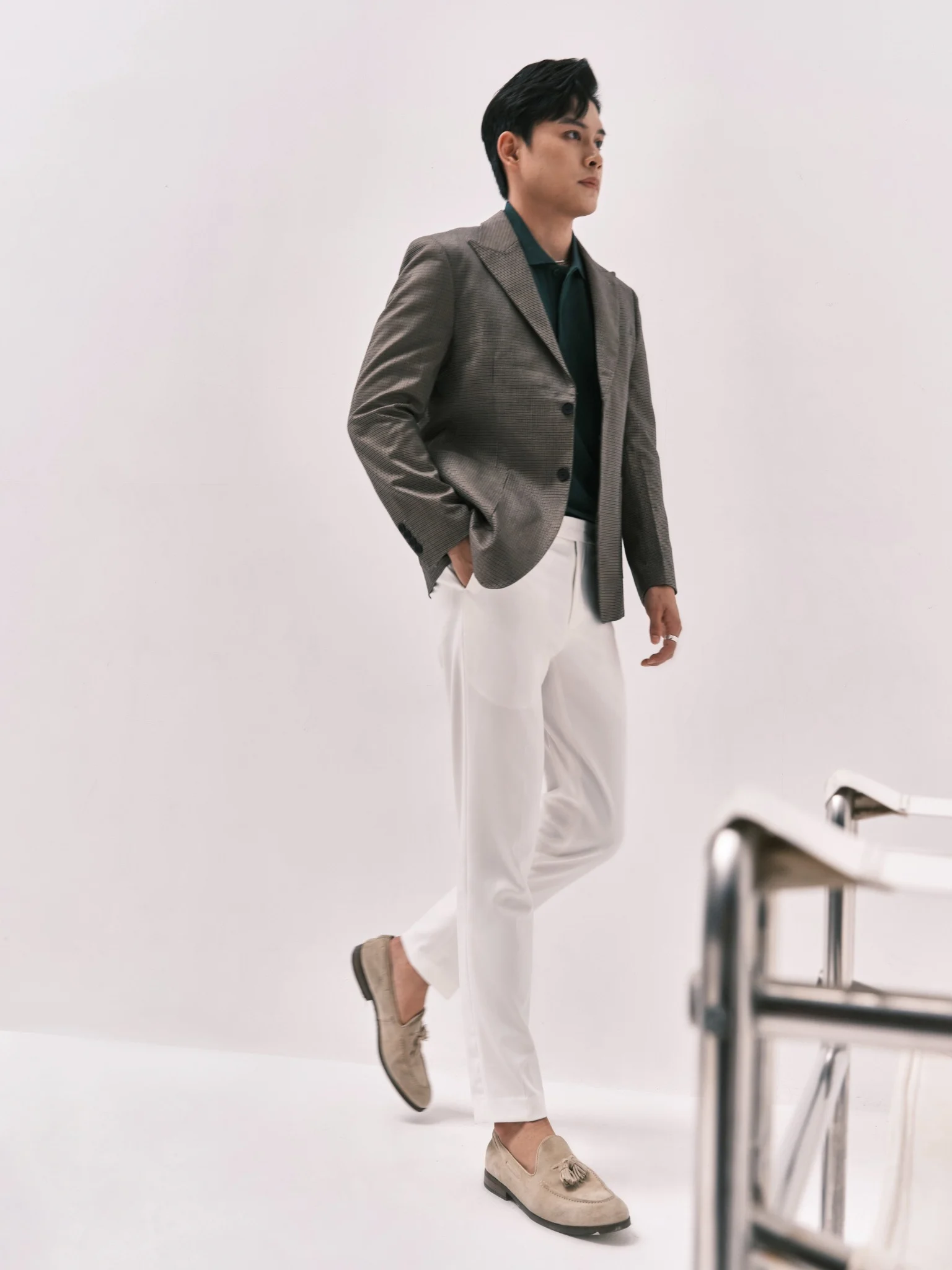 VEST V60-RÊU NÂU ĐỒNG Ô NHÍ