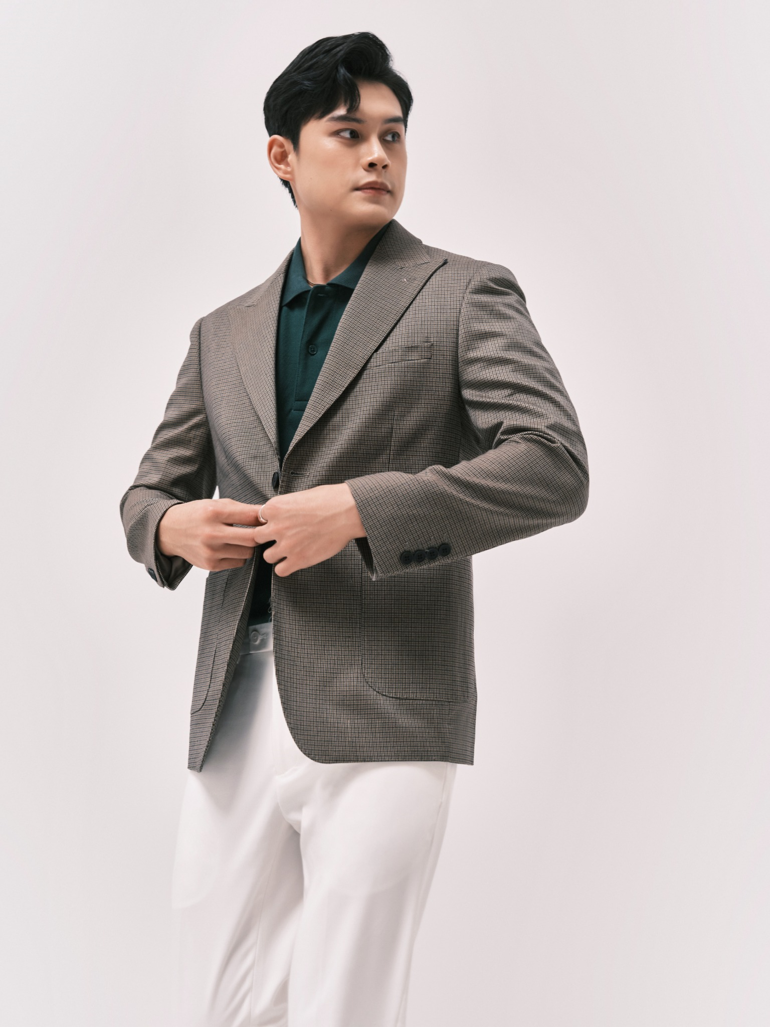 VEST V60-RÊU NÂU ĐỒNG Ô NHÍ
