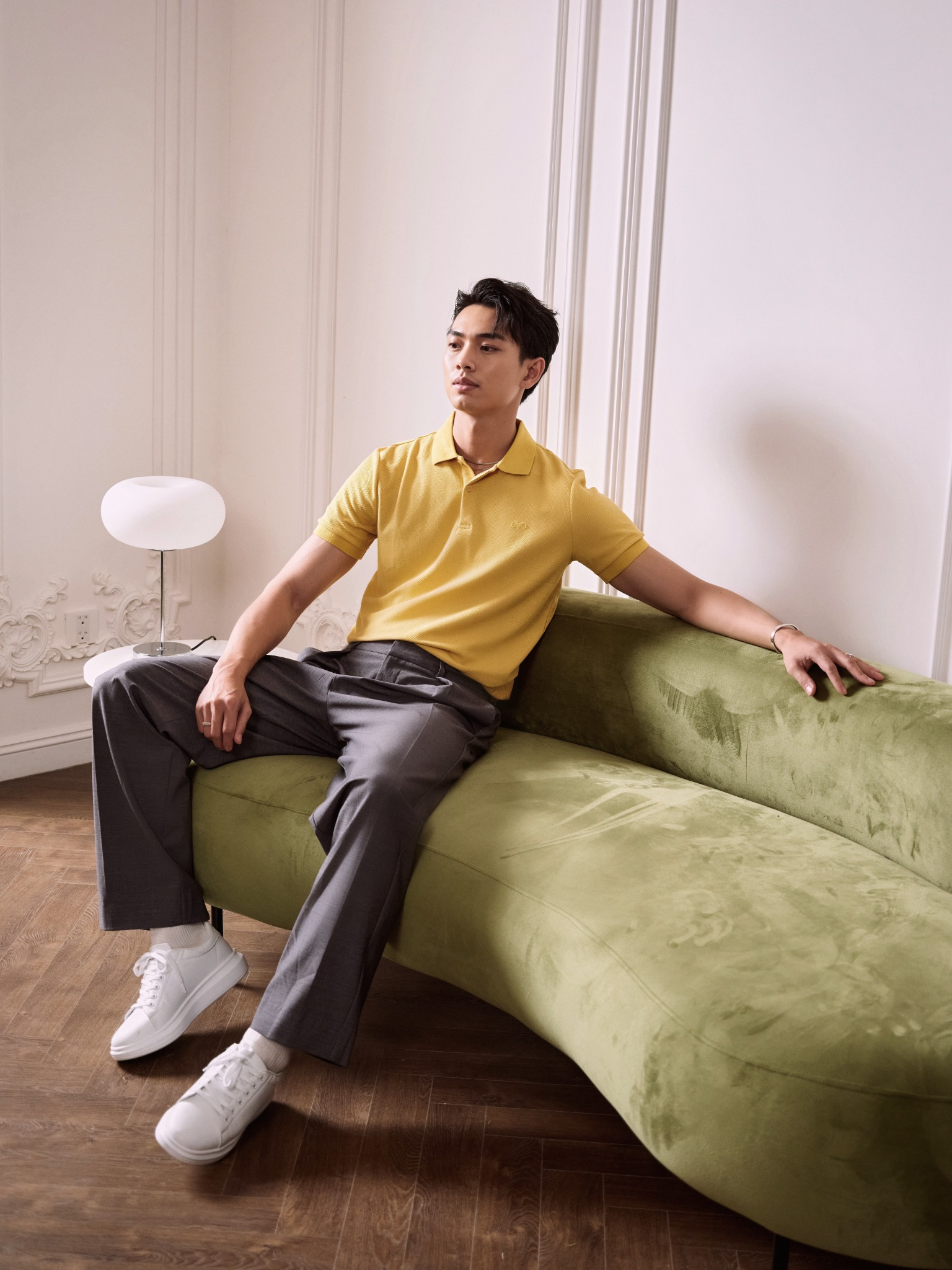 POLO NAM 3302-VÀNG 0856