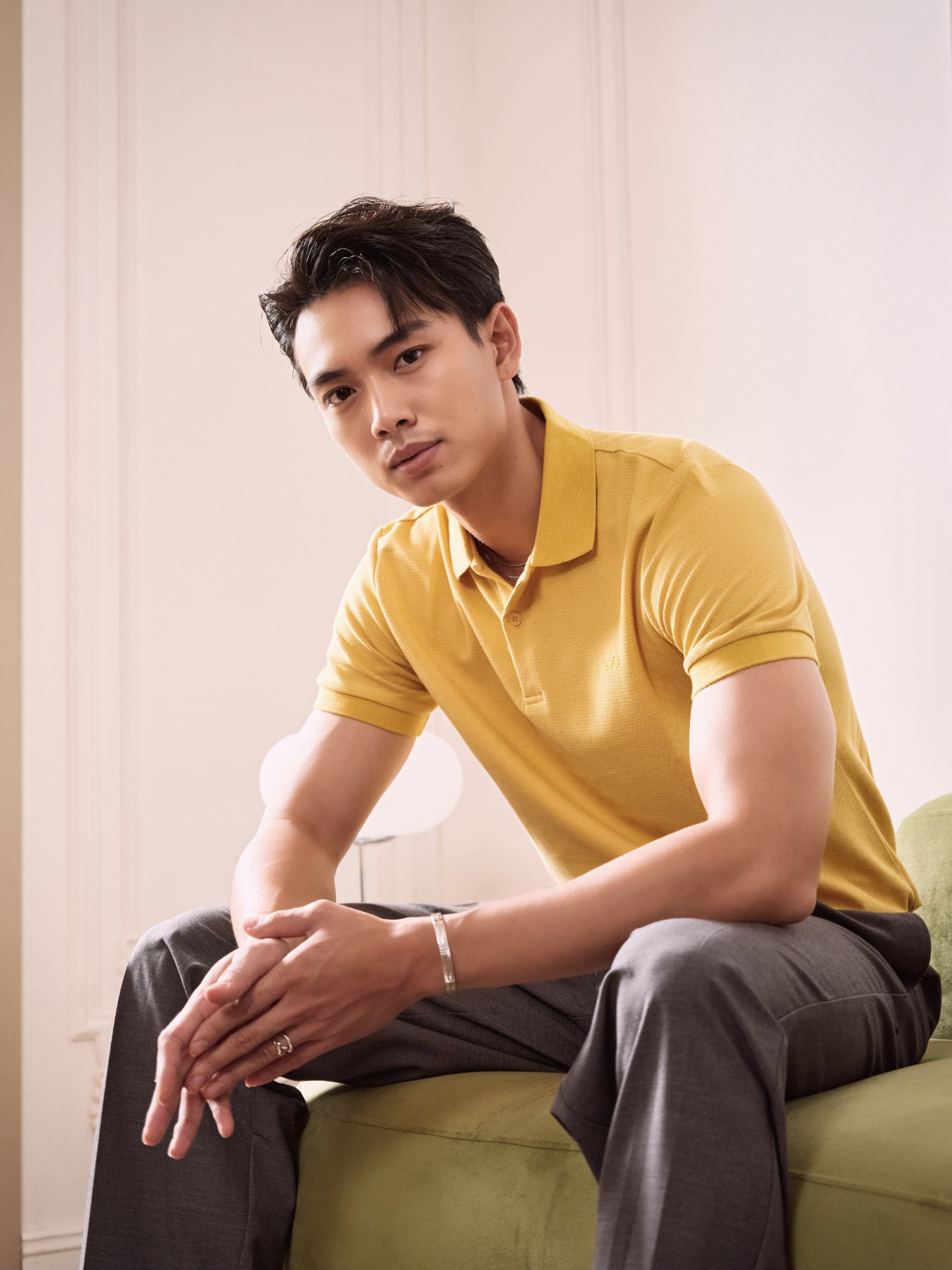 POLO NAM 3302-VÀNG 0856
