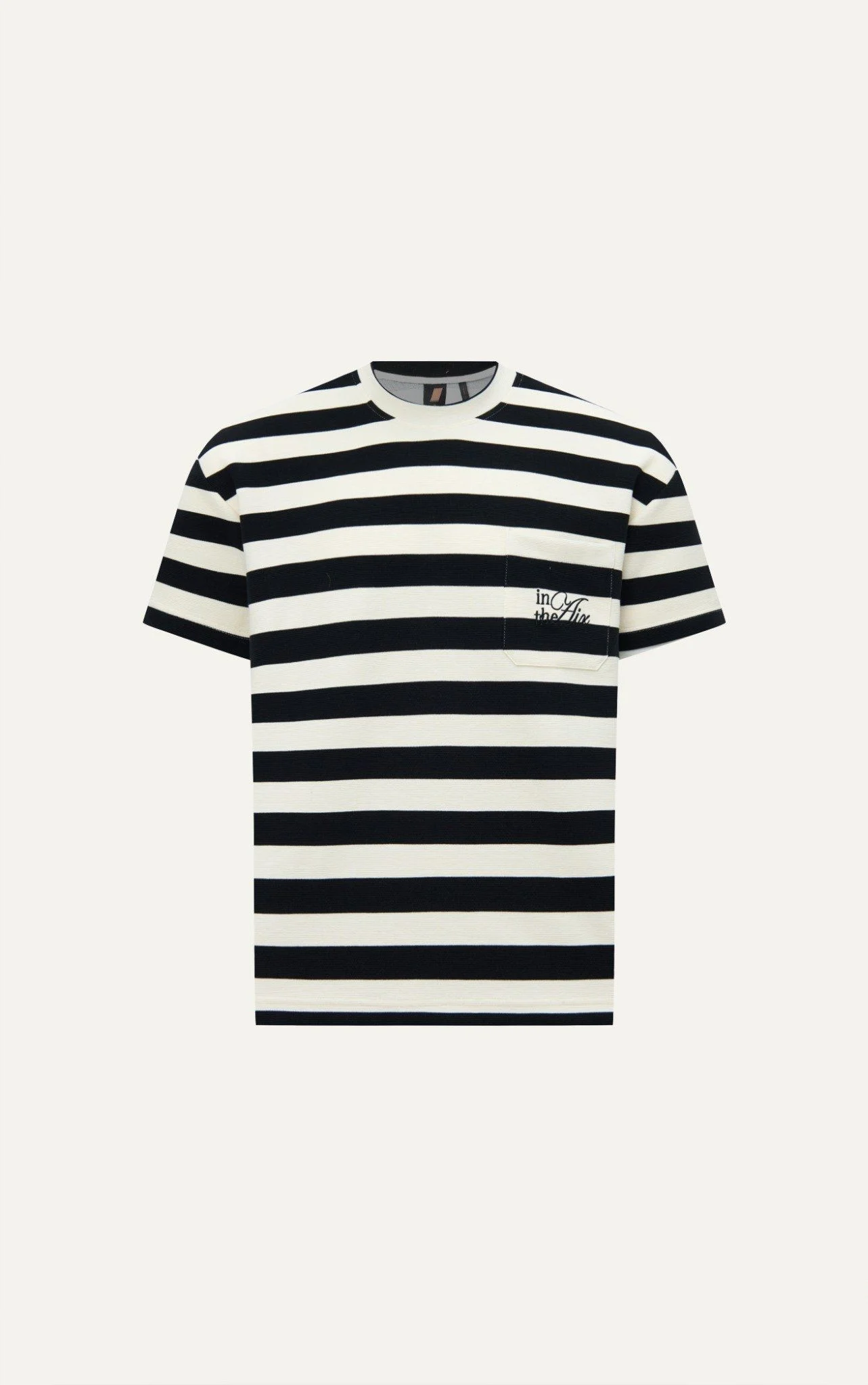 ÁO THUN NAM HT01-LOOSE FIT KEM LỢT SỌC ĐEN