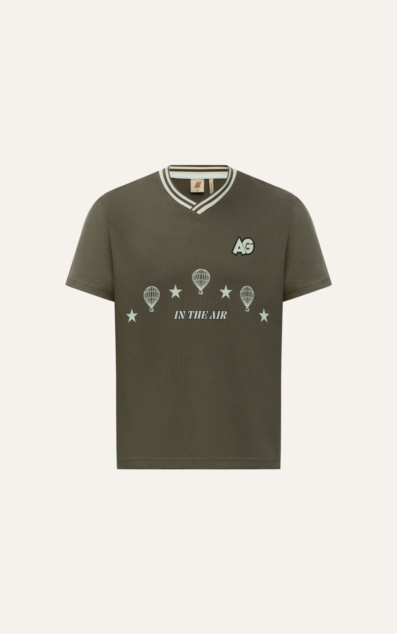ÁO THUN NAM HT05-LOOSE FIT RÊU OLIU
