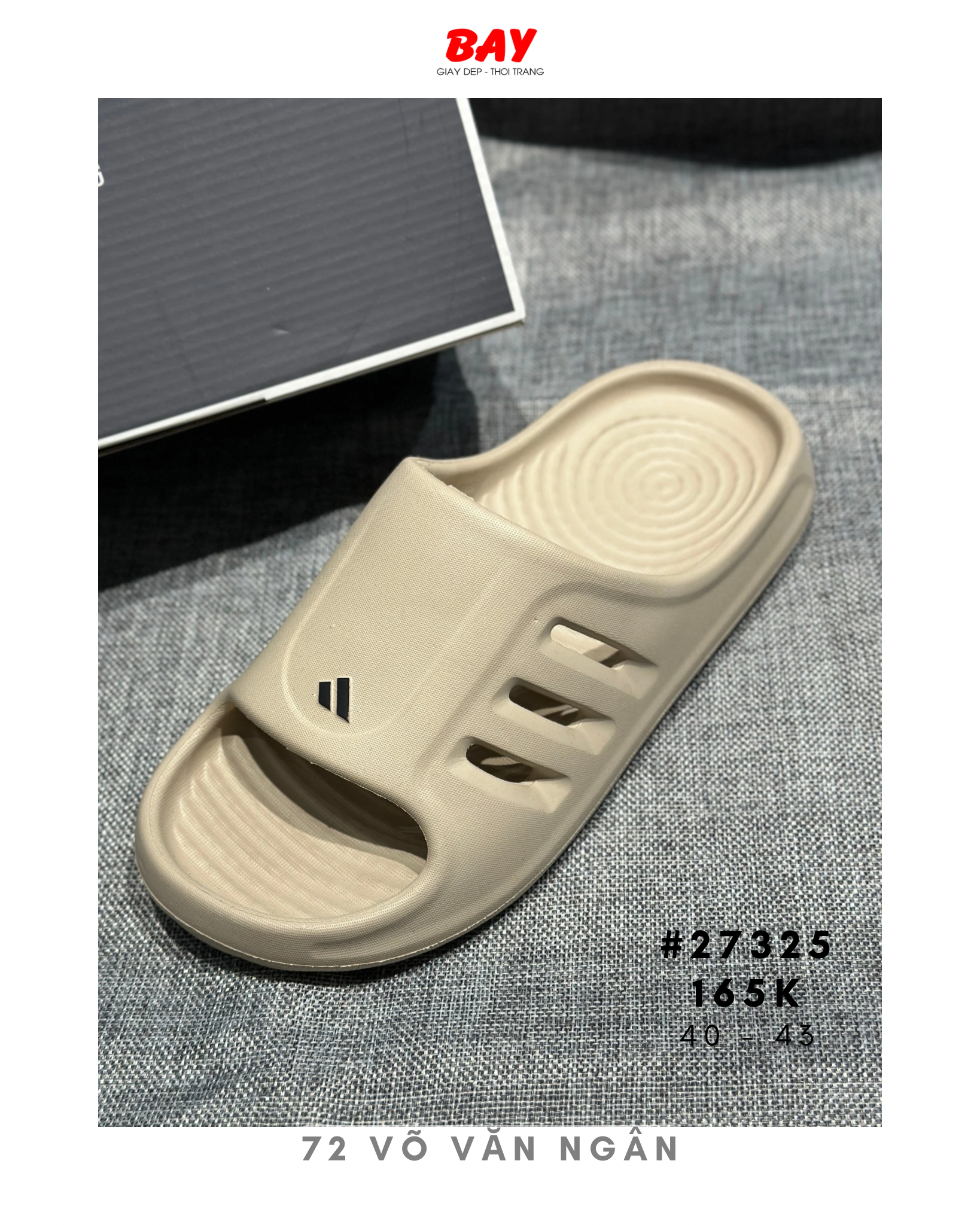 DÉP NAM 27325-QUAI BẢN, CAO SU ĐÚC NGUYÊN KHỐI