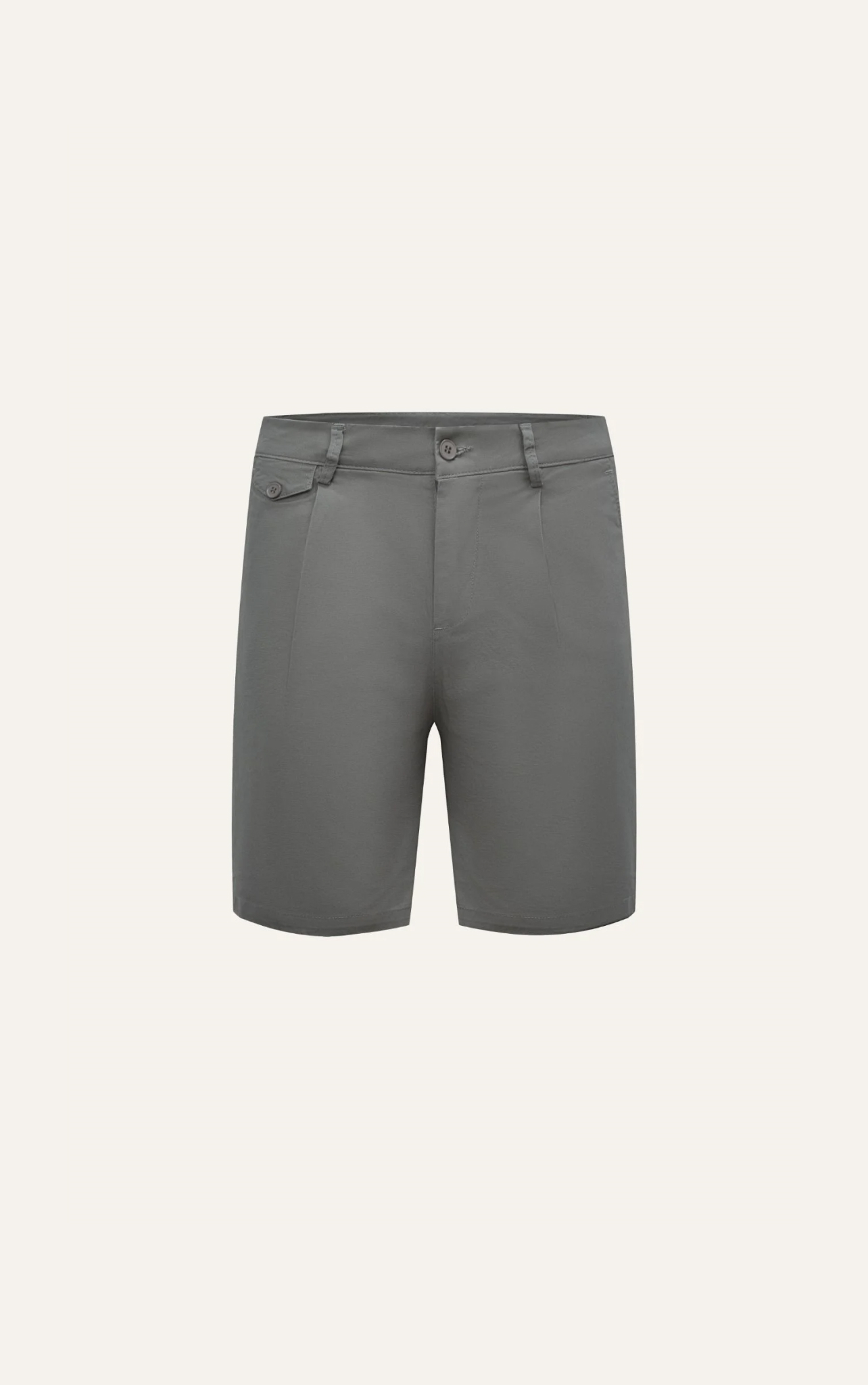 SHORT NAM L513 XẾP PLI-REGULAR FIT XÁM NÂU G