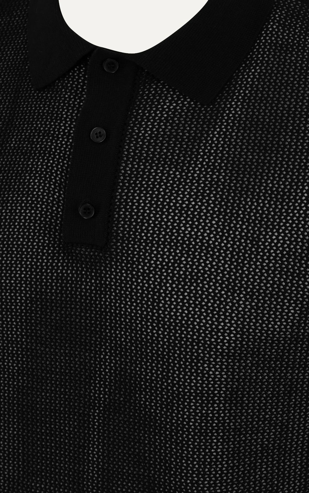 POLO NAM DỆT KIM N712-REGULAR FIT ĐEN