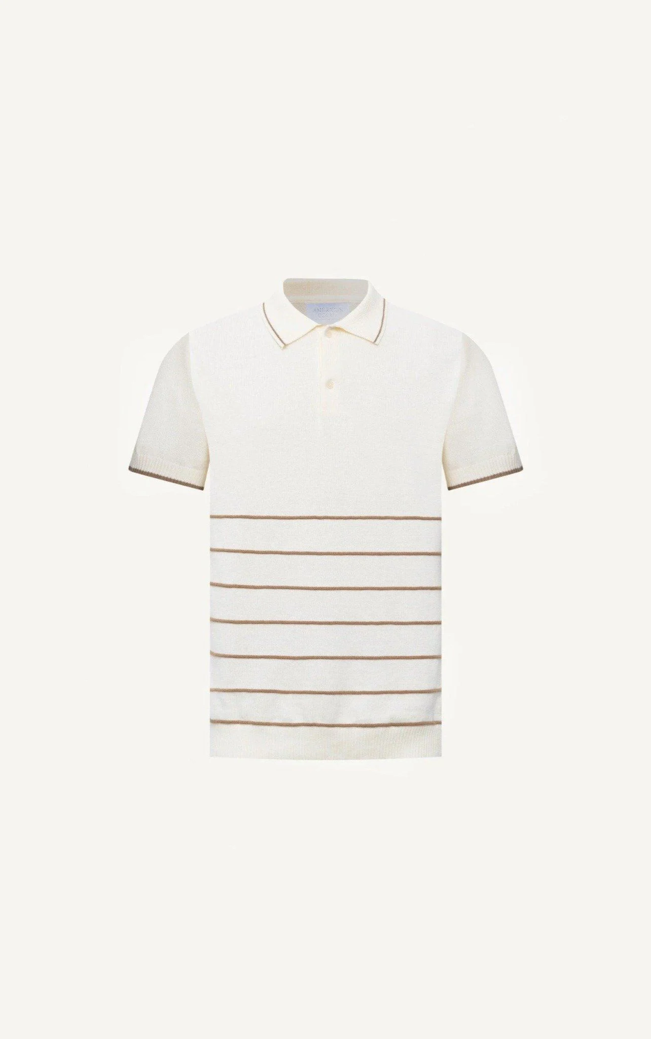 POLO NAM DỆT KIM N716-REGULAR FIT KEM CHỈ BÒ