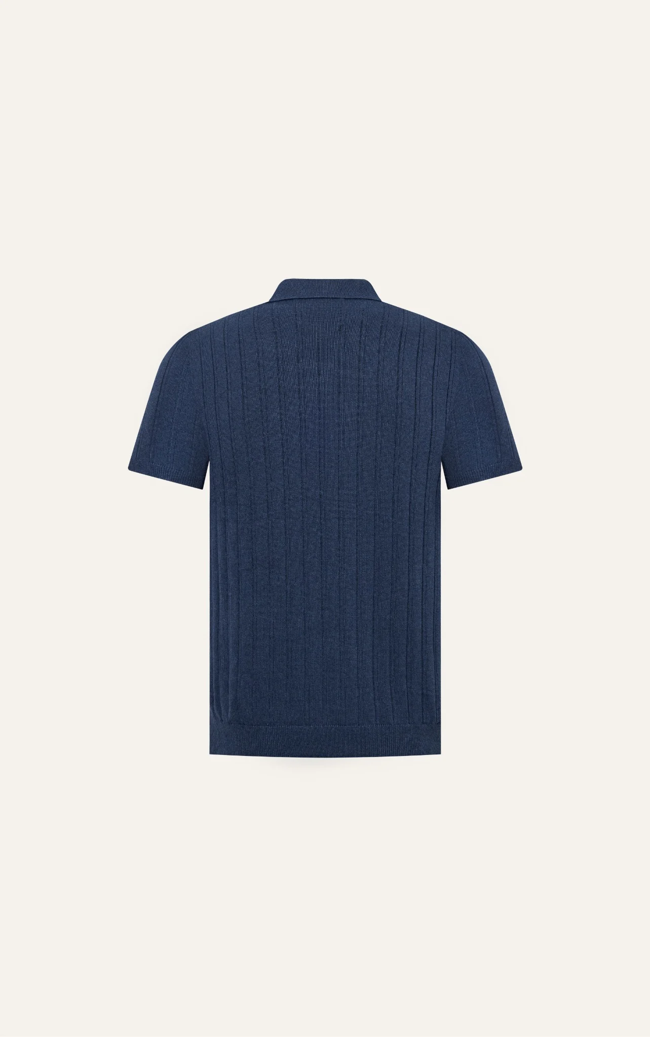 POLO NAM DỆT KIM N717-REGULAR FIT XANH ĐEN
