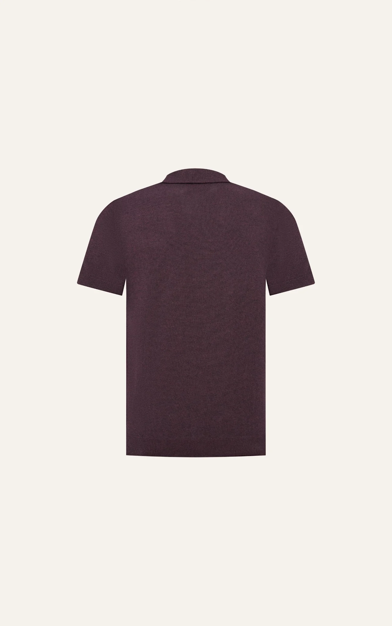 POLO NAM DỆT KIM N729-REGULAR FIT ĐỎ ĐÔ SỌC ĐEN