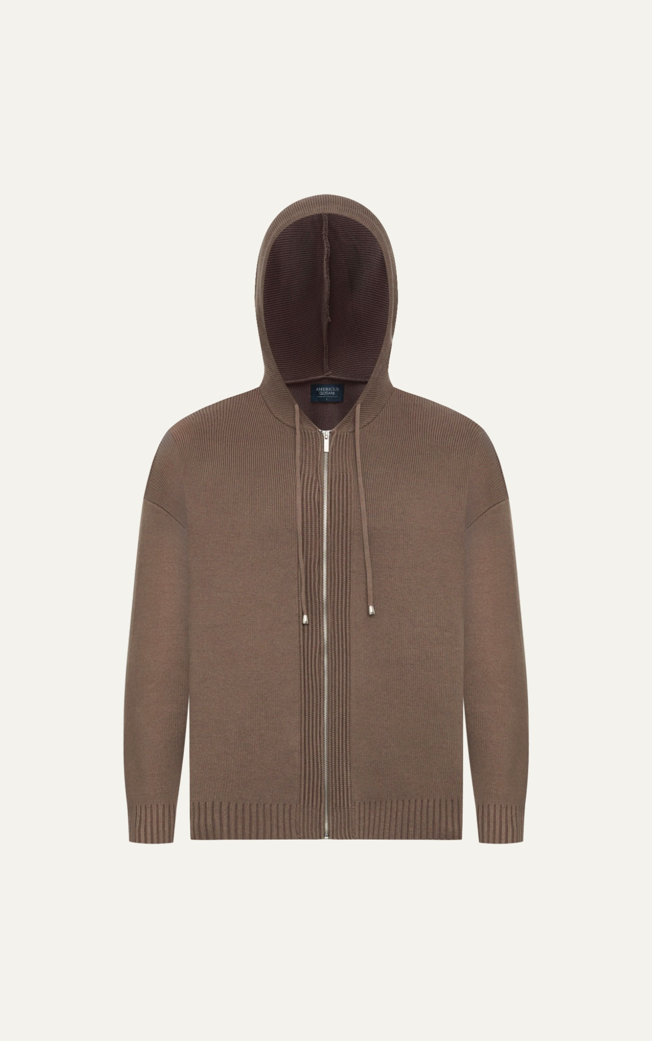 KHOÁC NAM DỆT KIM N731-REGULAR FIT NÂU