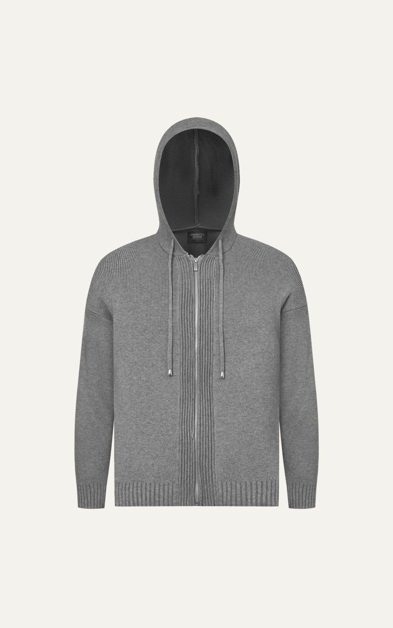 KHOÁC NAM DỆT KIM N731-REGULAR FIT XÁM