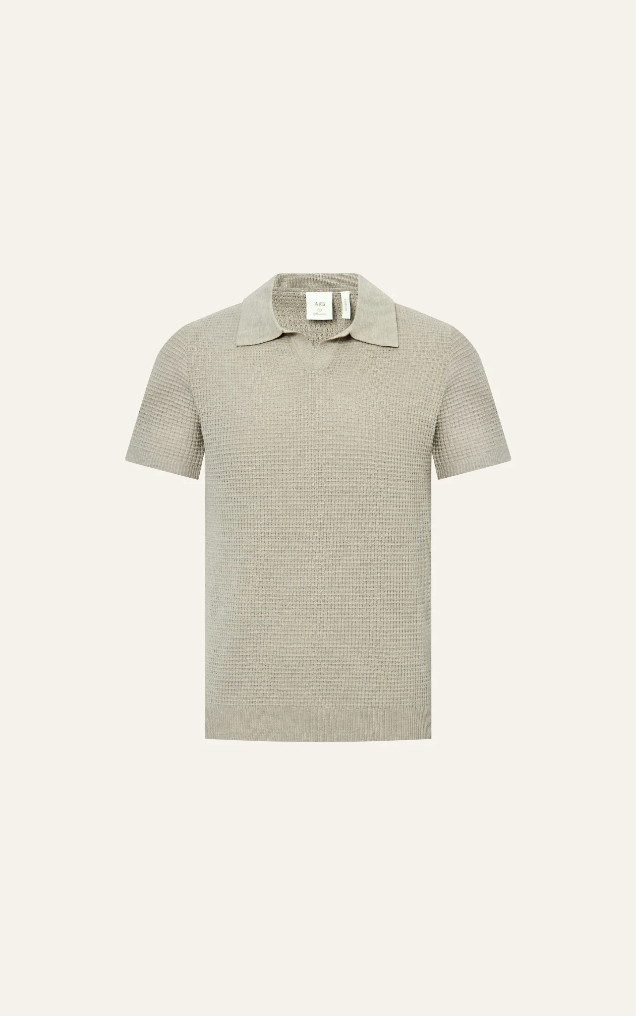 POLO NAM DỆT KIM N739-REGULAR FIT KEM