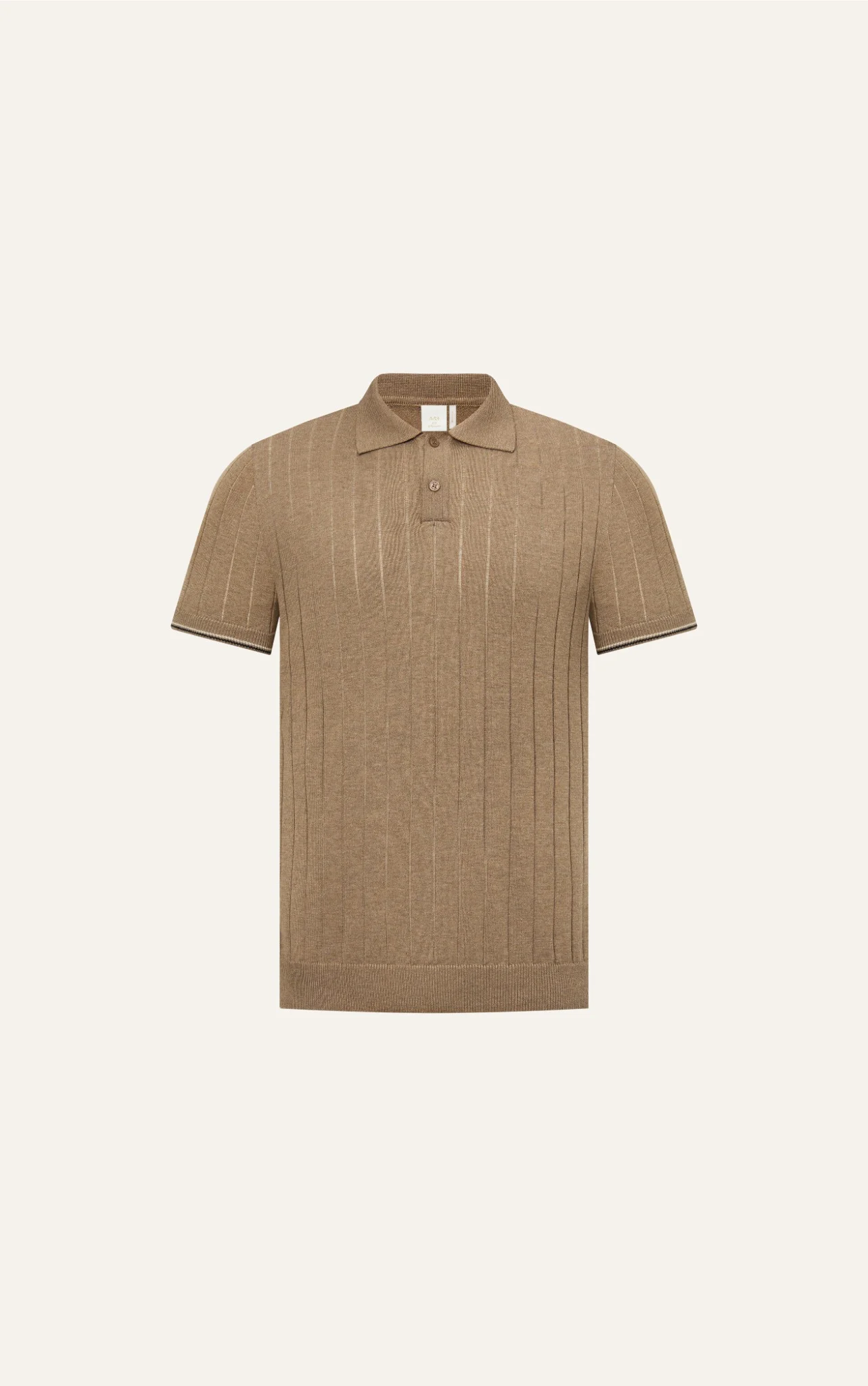 POLO NAM DỆT KIM N741-REGULAR FIT NÂU