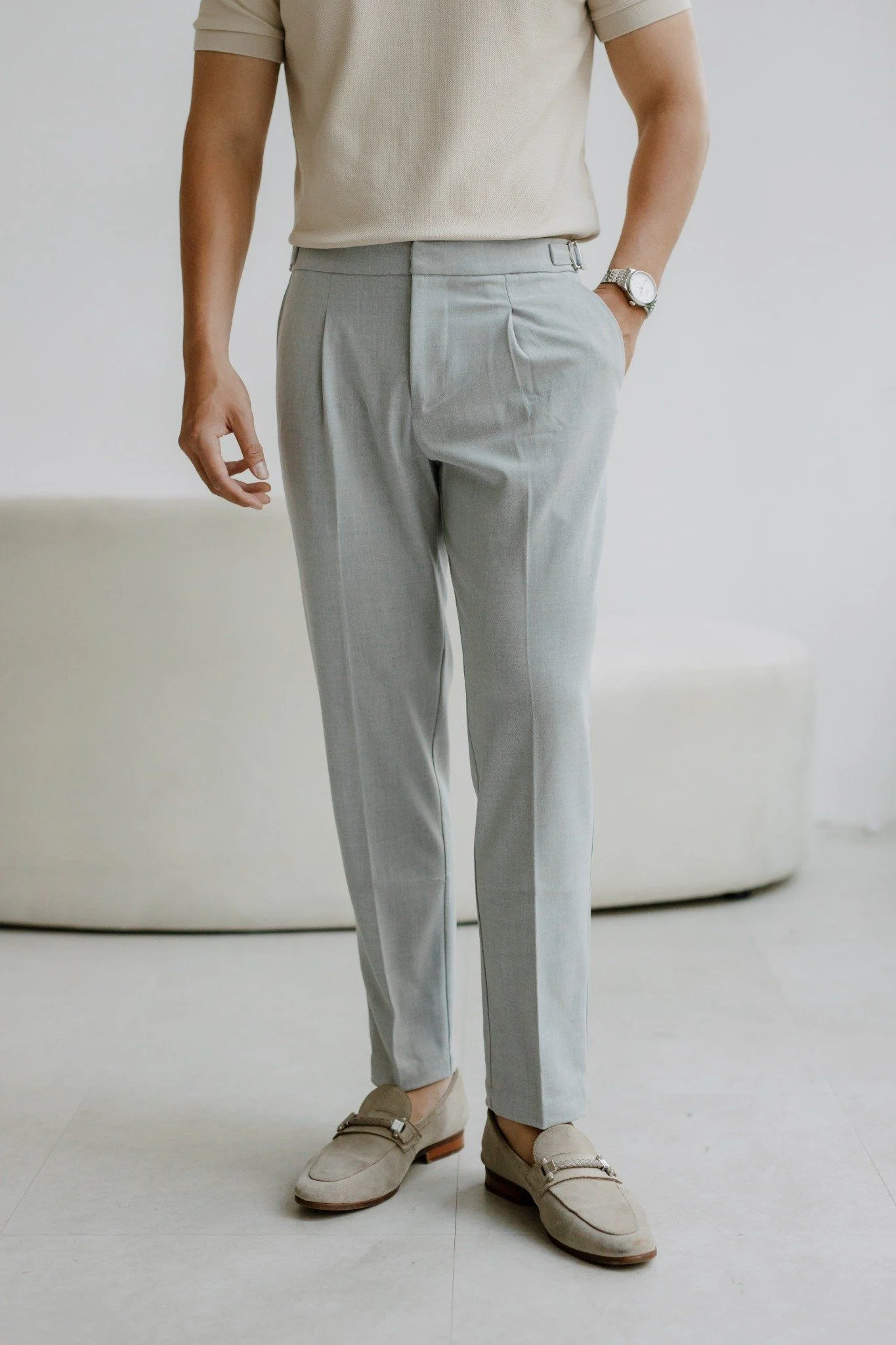 QUẦN TÂY NAM P009-XÁM LỢT