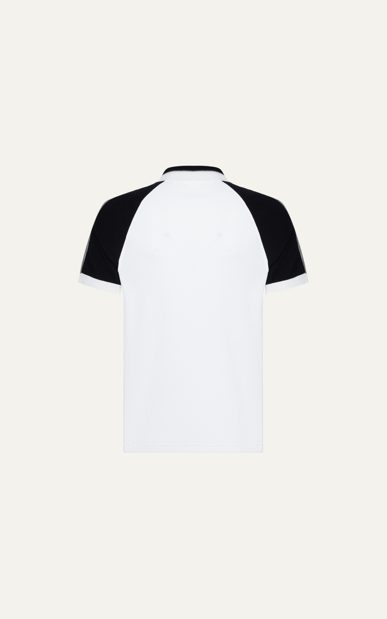 POLO NAM PP003-REGULAR FIT TRẮNG VAI XÁM