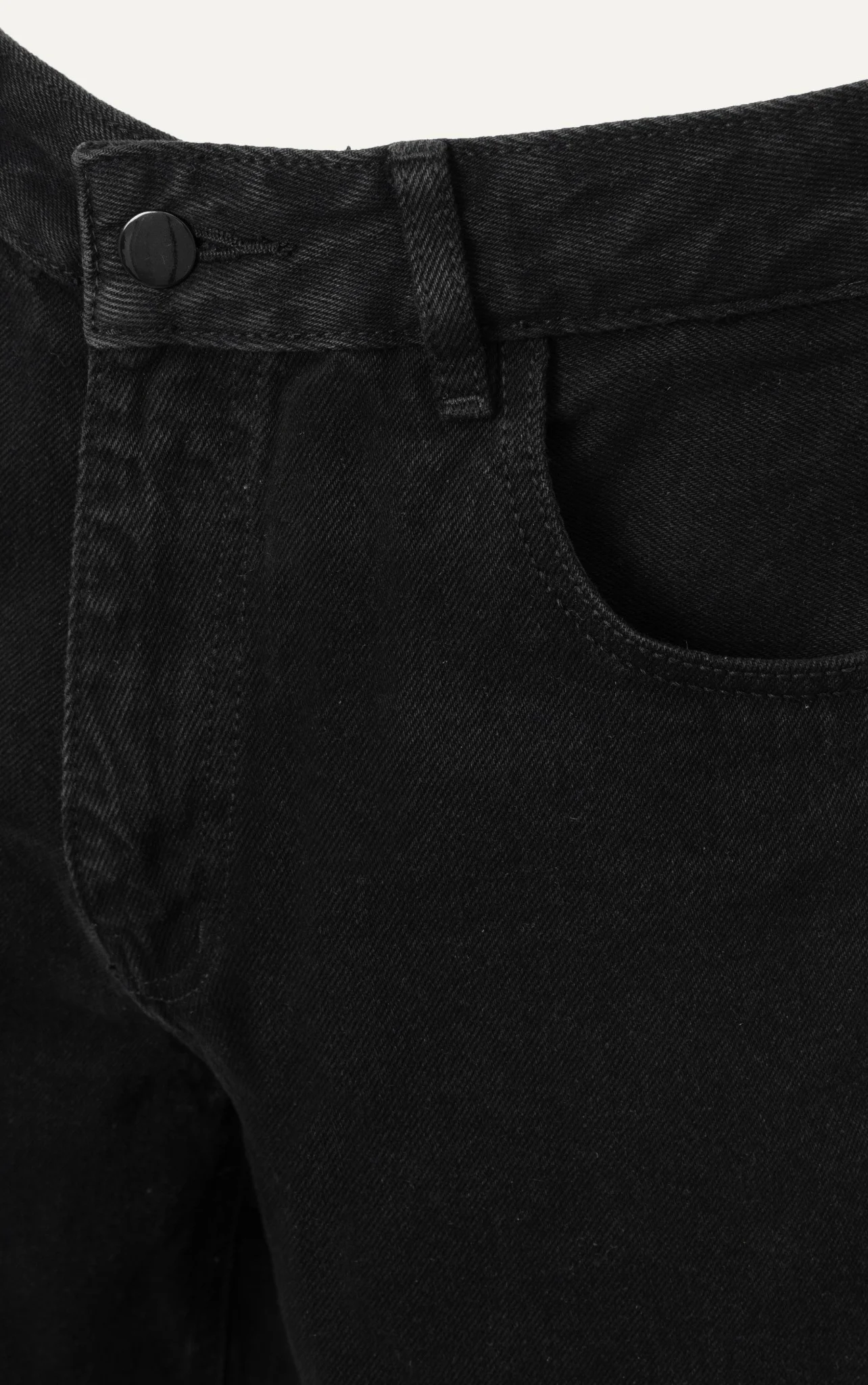 SHORT NAM JEAN BAGGY TA04-LOOSE FIT ĐEN
