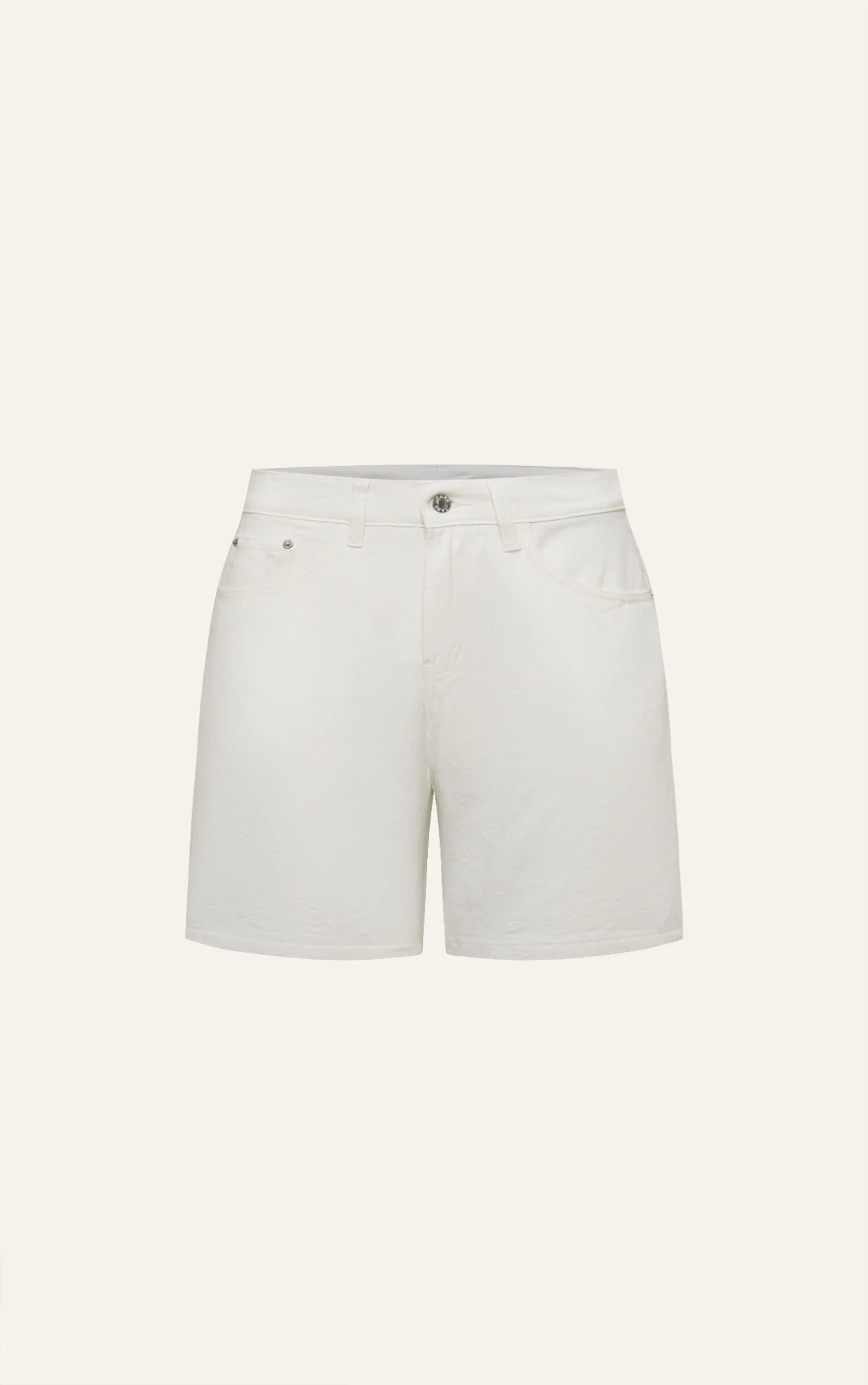 SHORT NAM JEAN TA46-LOOSE FIT TRẮNG
