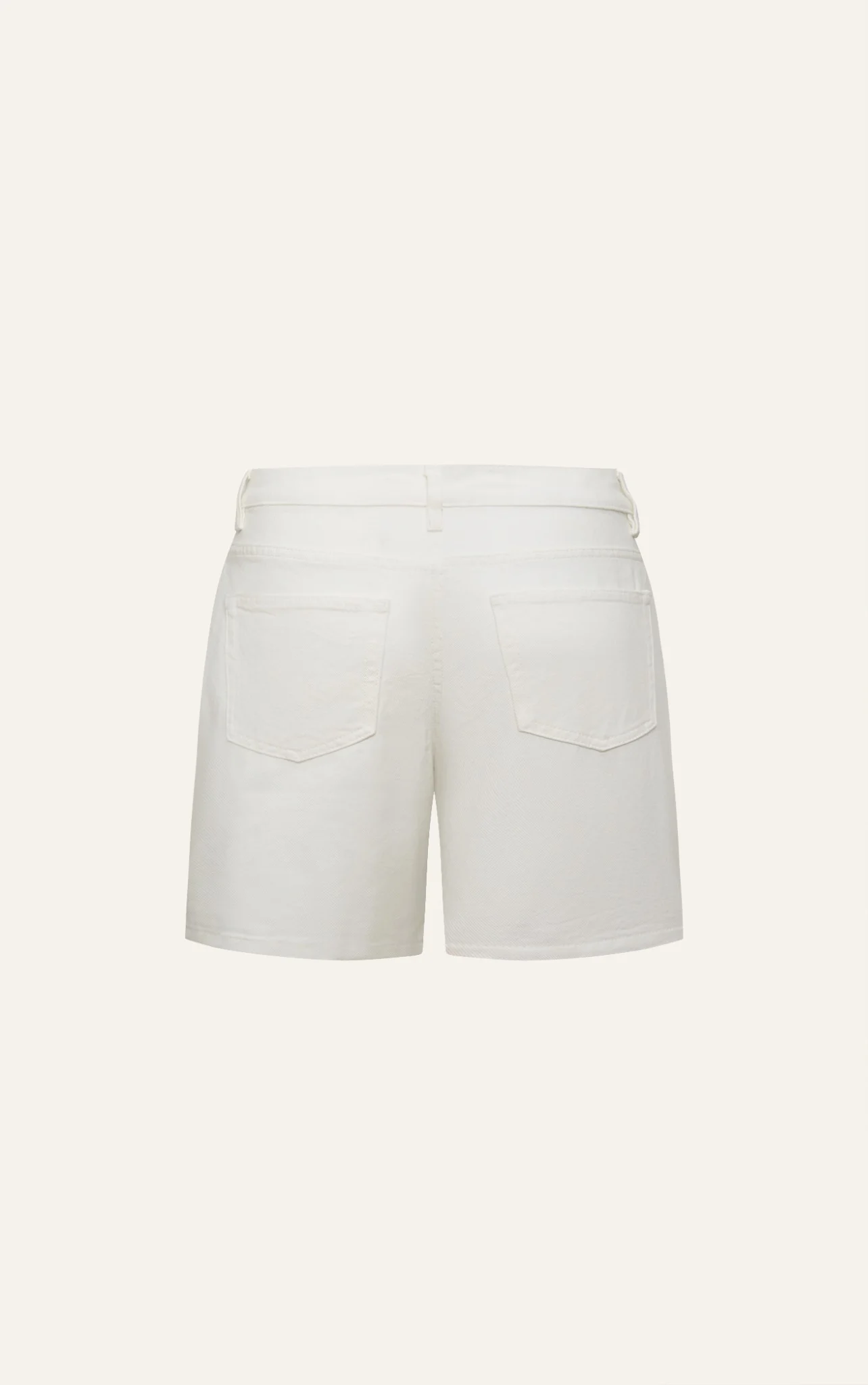 SHORT NAM JEAN TA46-LOOSE FIT TRẮNG