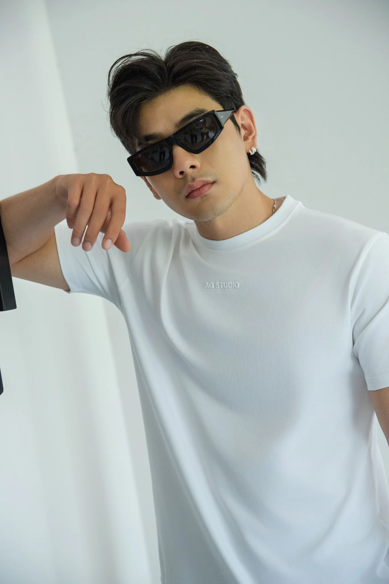 ÁO THUN NAM TL04-REGULAR FIT TRẮNG