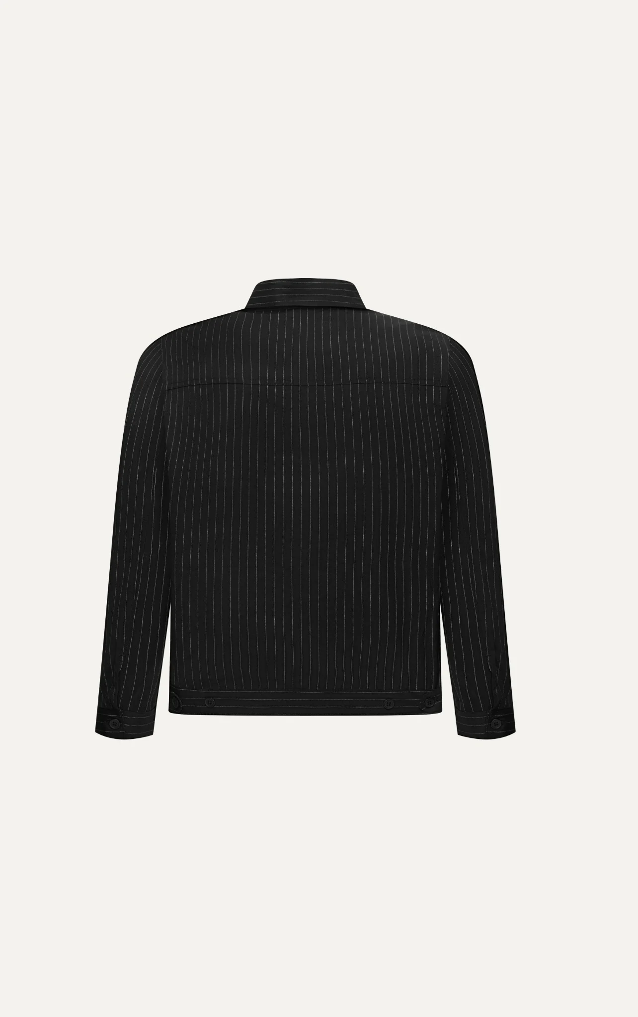 KHOÁC NAM TL08-REGULAR FIT XÁM ĐEN