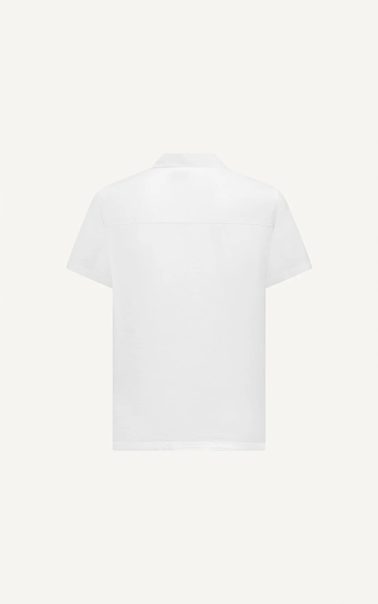 SOMI NAM TR534-LOOSE FIT CUBAN TRẮNG