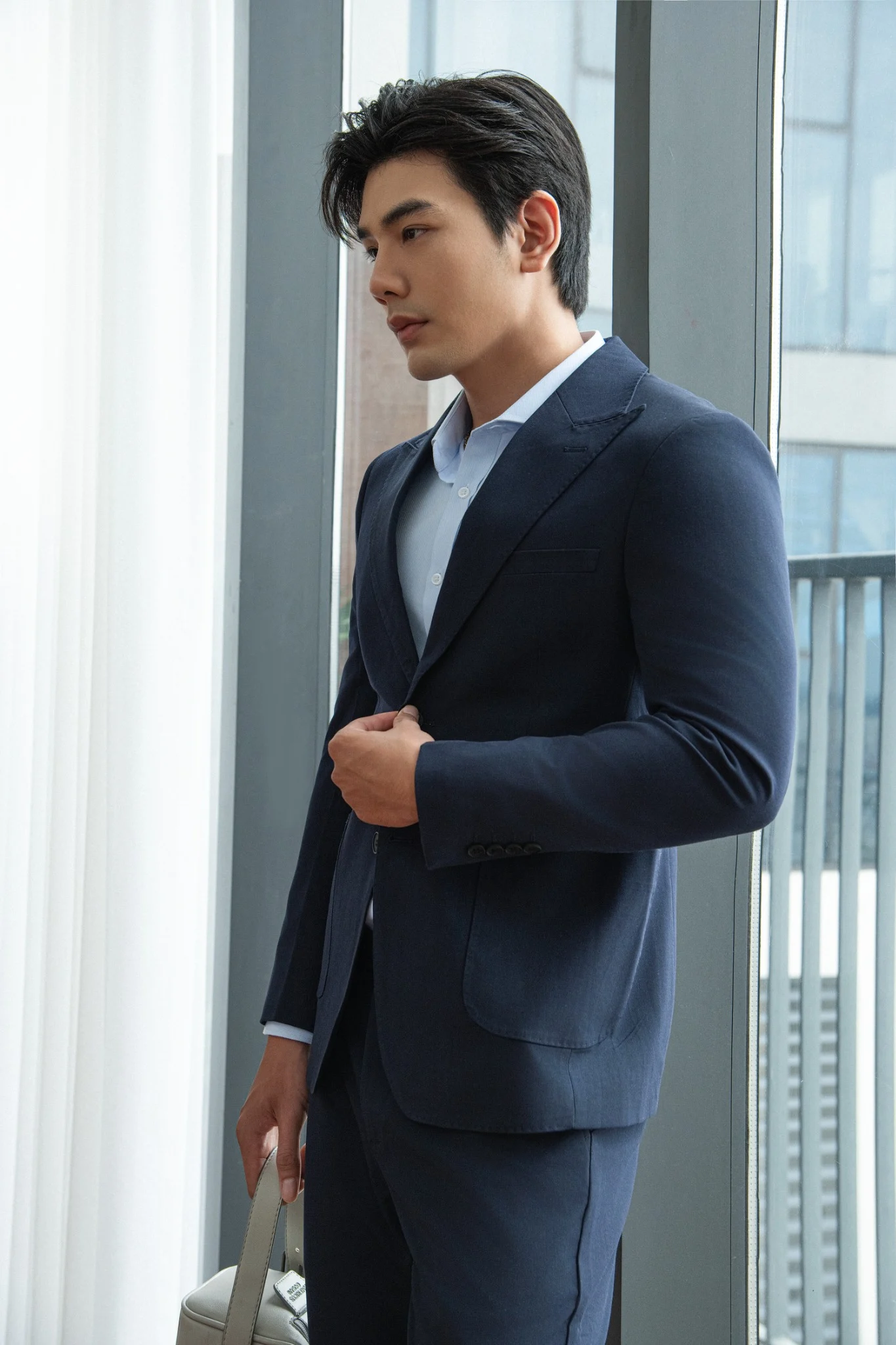 VEST V61-XANH ĐEN