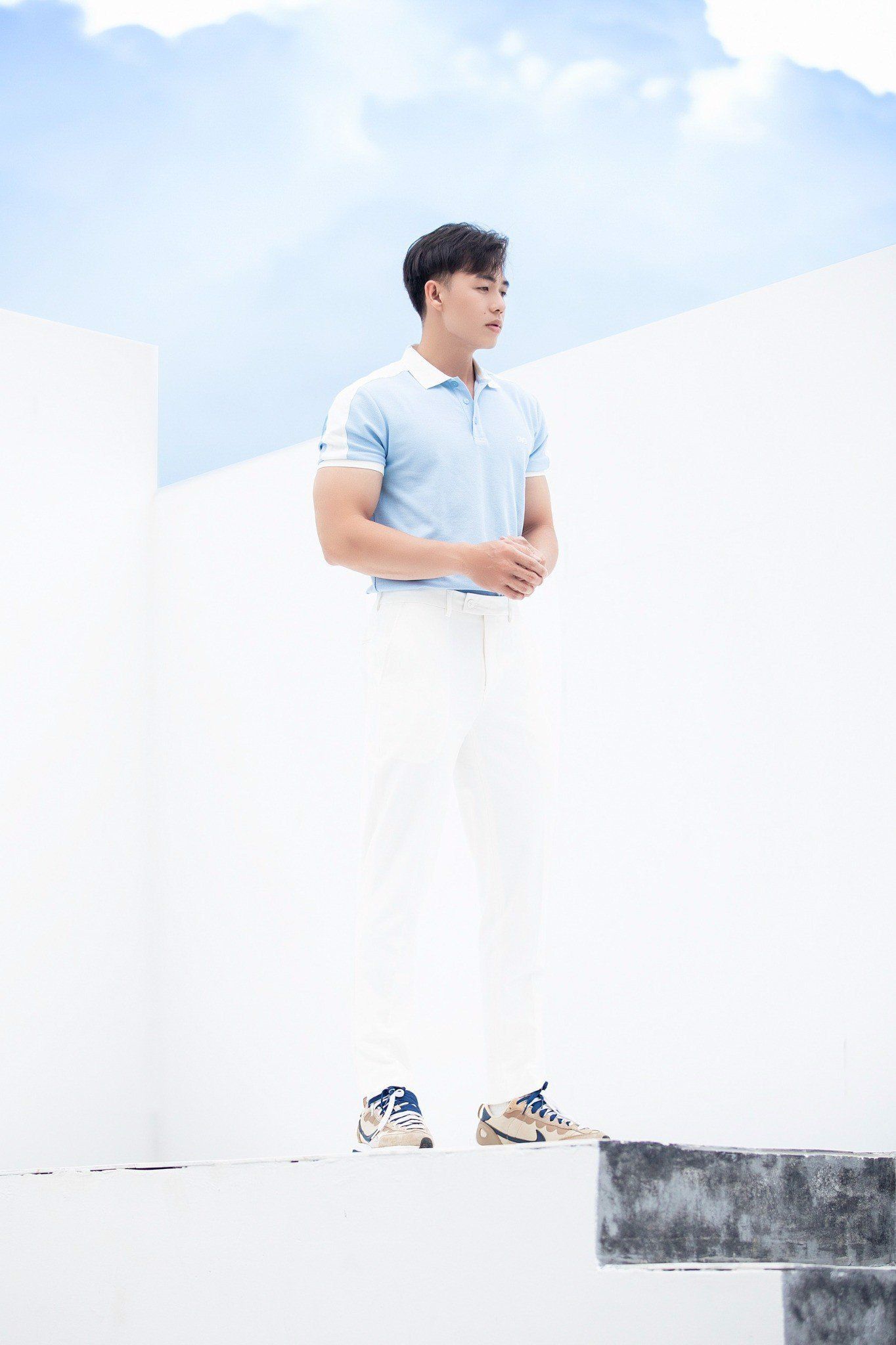 POLO NAM 8687 - BIỂN VAI TRẮNG