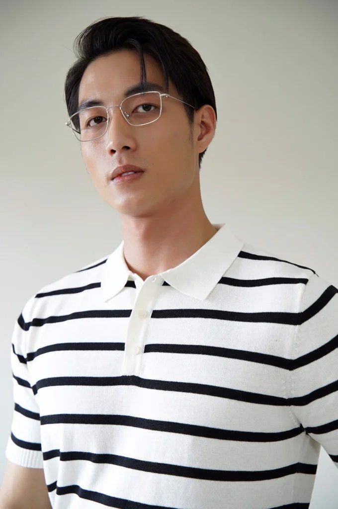 POLO NAM DỆT KIM 705-REGULAR FIT TRẮNG SỌC ĐEN