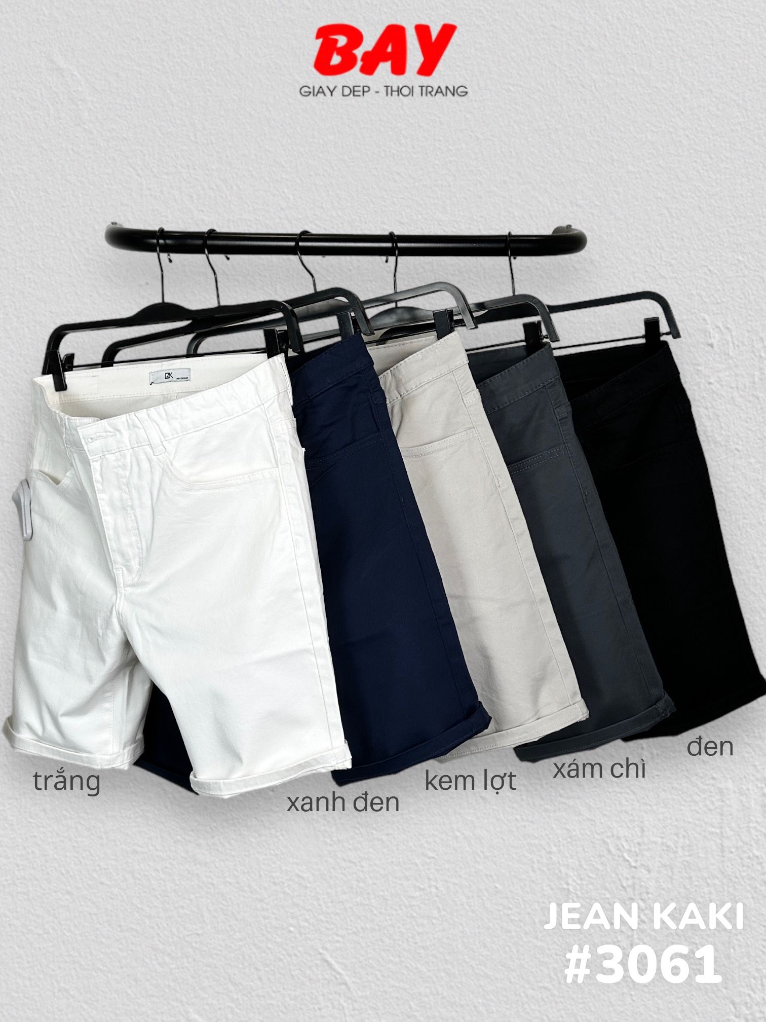 SHORT NAM 3061-XANH ĐEN