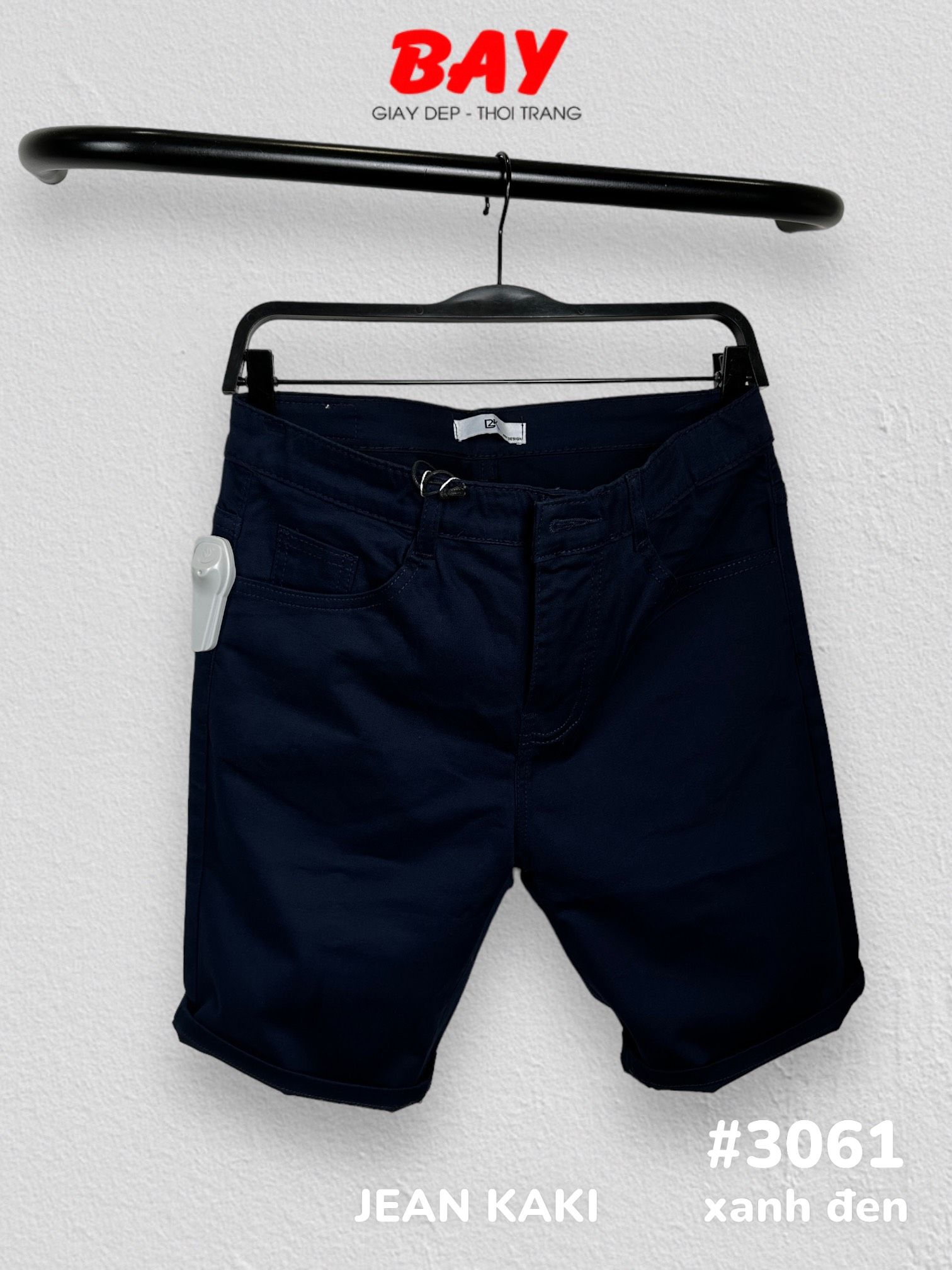 SHORT NAM 3061-XANH ĐEN