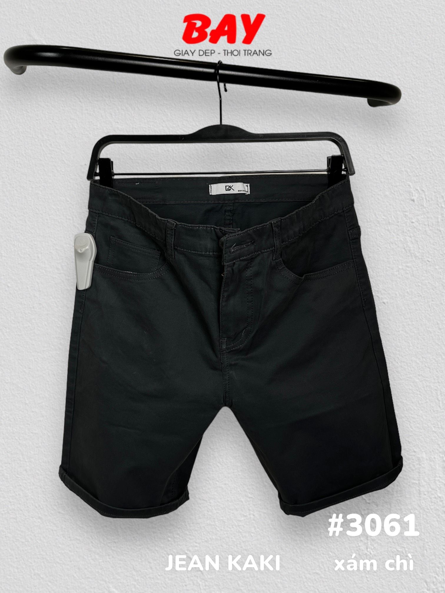 SHORT NAM 3061-XÁM CHÌ ĐẬM