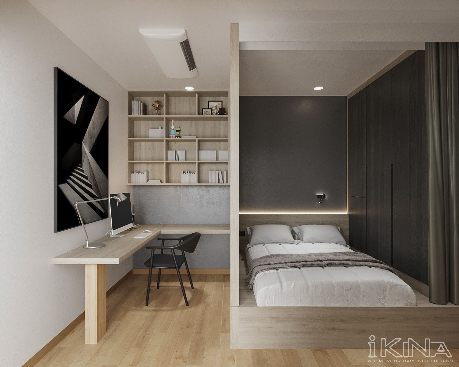 Thiết Kế Nội Thất Căn Hộ 2 Phòng Ngủ - The Terra An Hưng