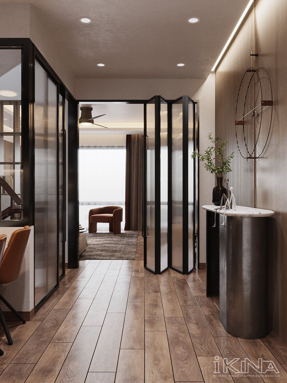 Thiết Kế Nhà Phố Hiện Đại 280m2 - Kim Mã