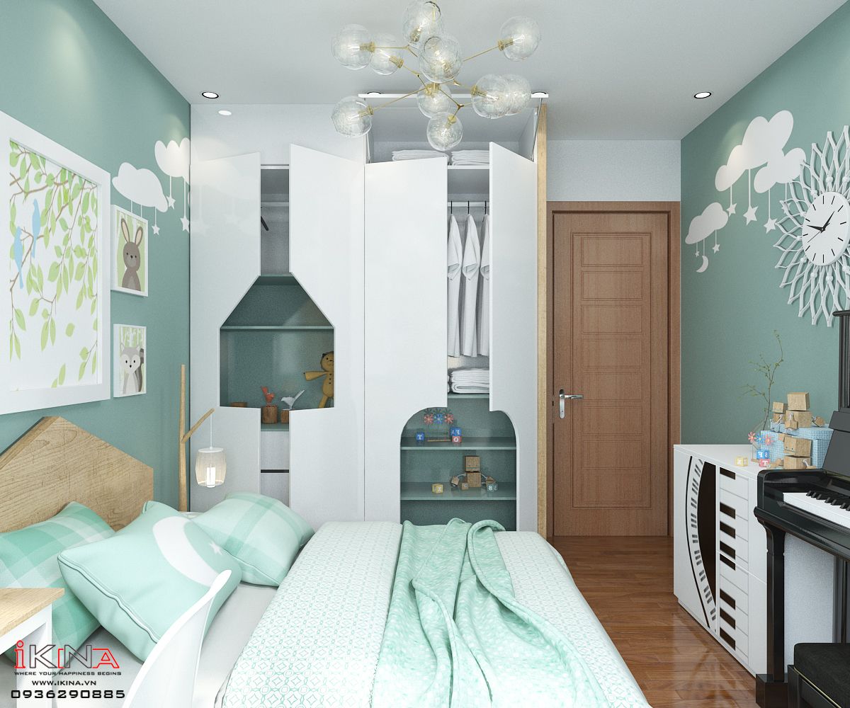 Thiết Kế Căn Hộ Chung Cư 70m2 - Tòa Gemek Tower