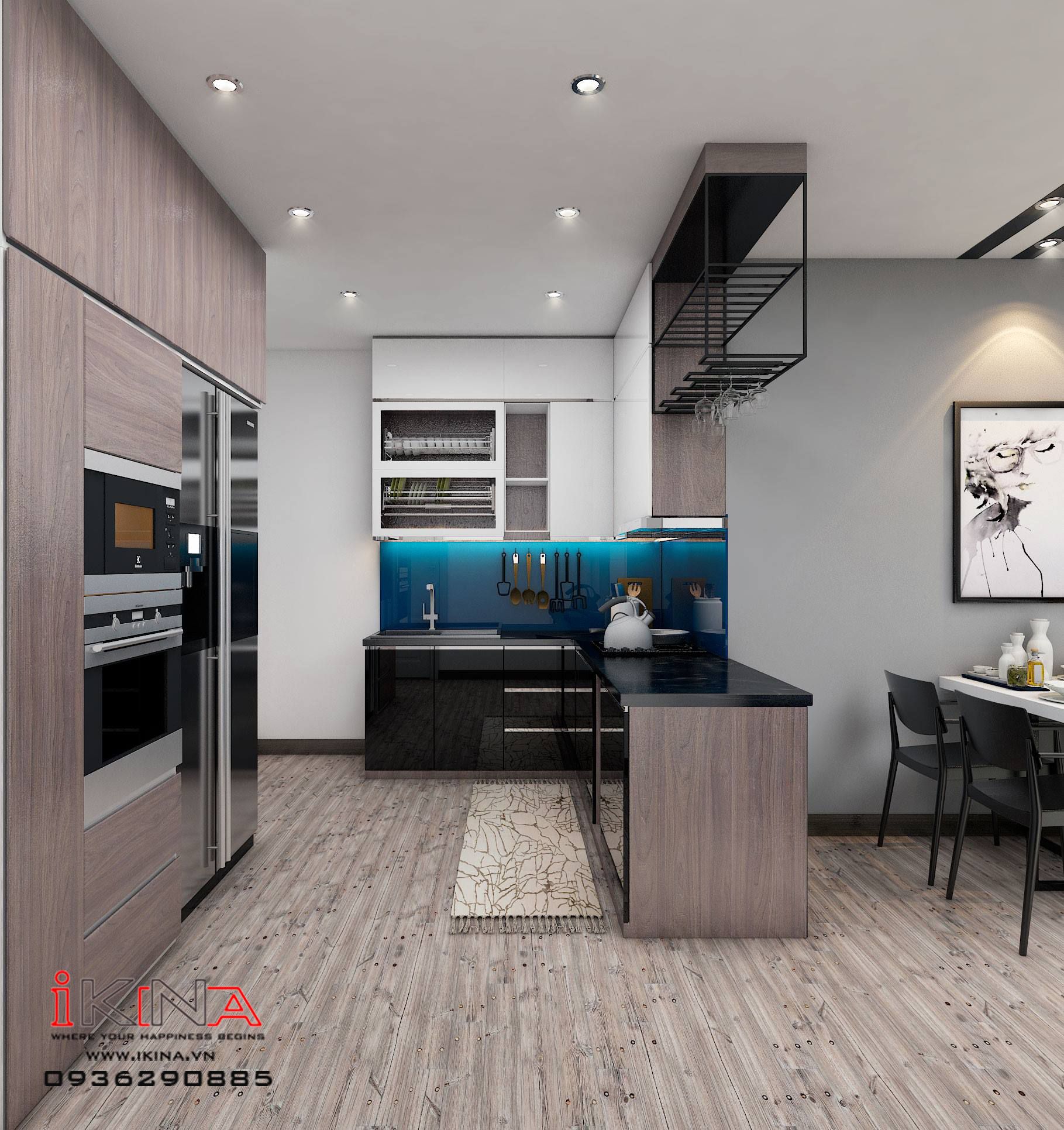Thiết Kế Căn Hộ Chung Cư 72m2 - CT2C Nghĩa Đô