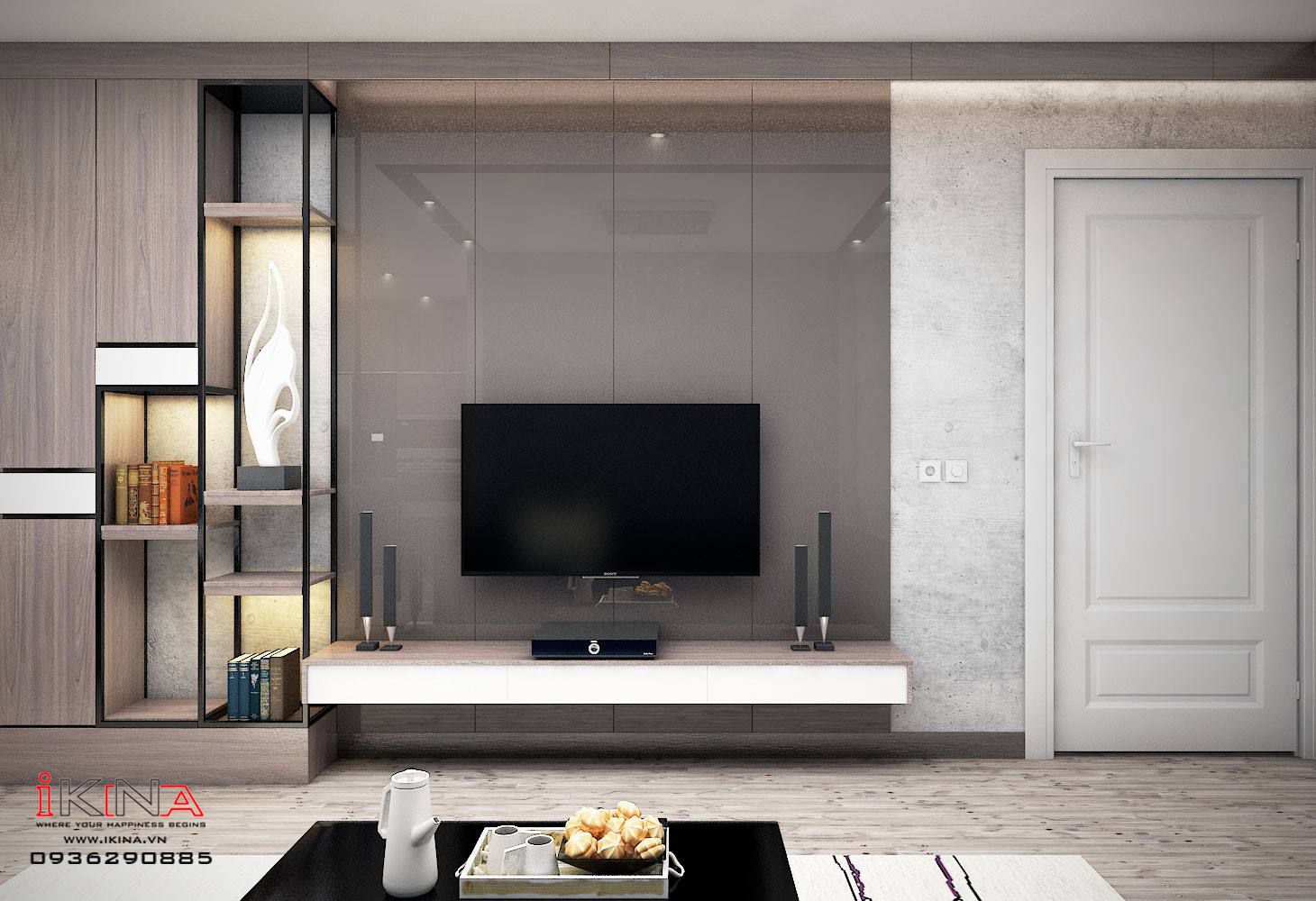 Thiết Kế Căn Hộ Chung Cư 72m2 - CT2C Nghĩa Đô