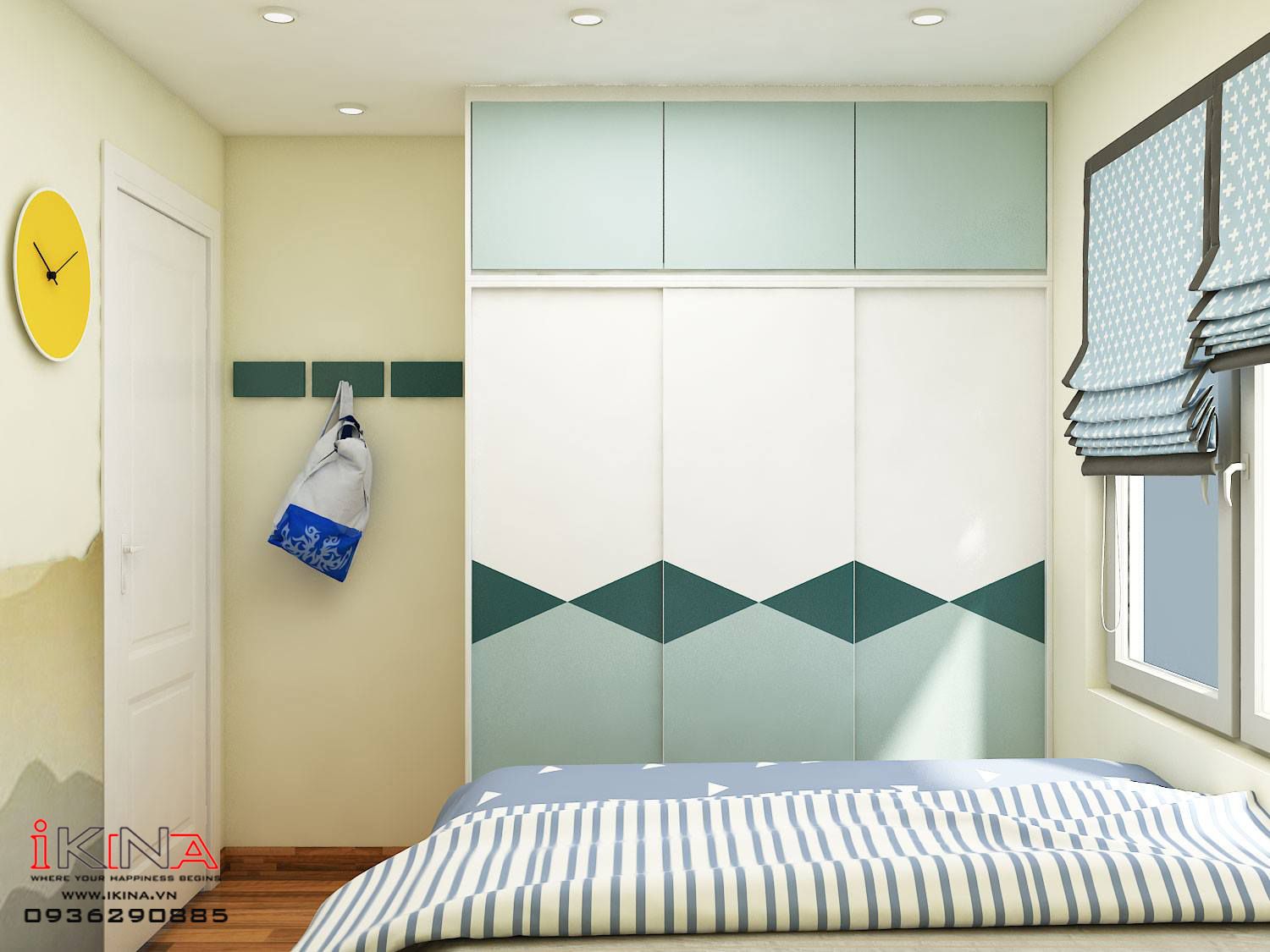 Thiết Kế Căn Hộ Chung Cư 72m2 - CT2C Nghĩa Đô