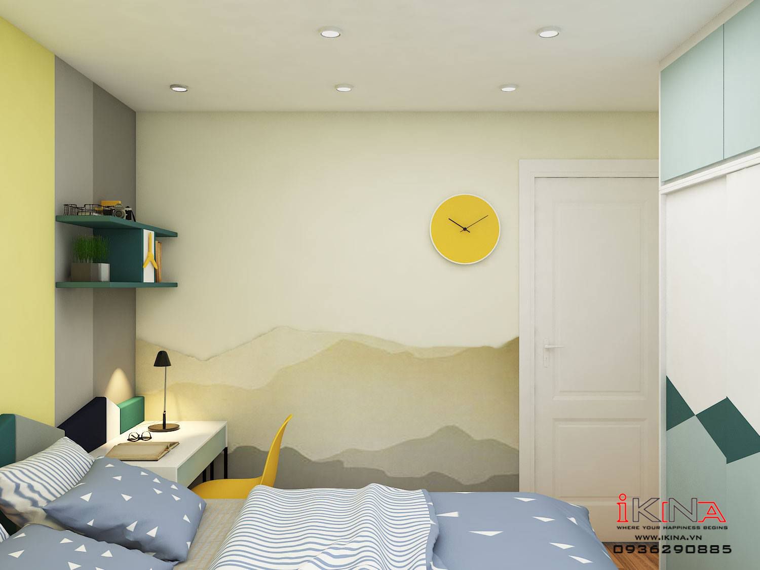 Thiết Kế Căn Hộ Chung Cư 72m2 - CT2C Nghĩa Đô