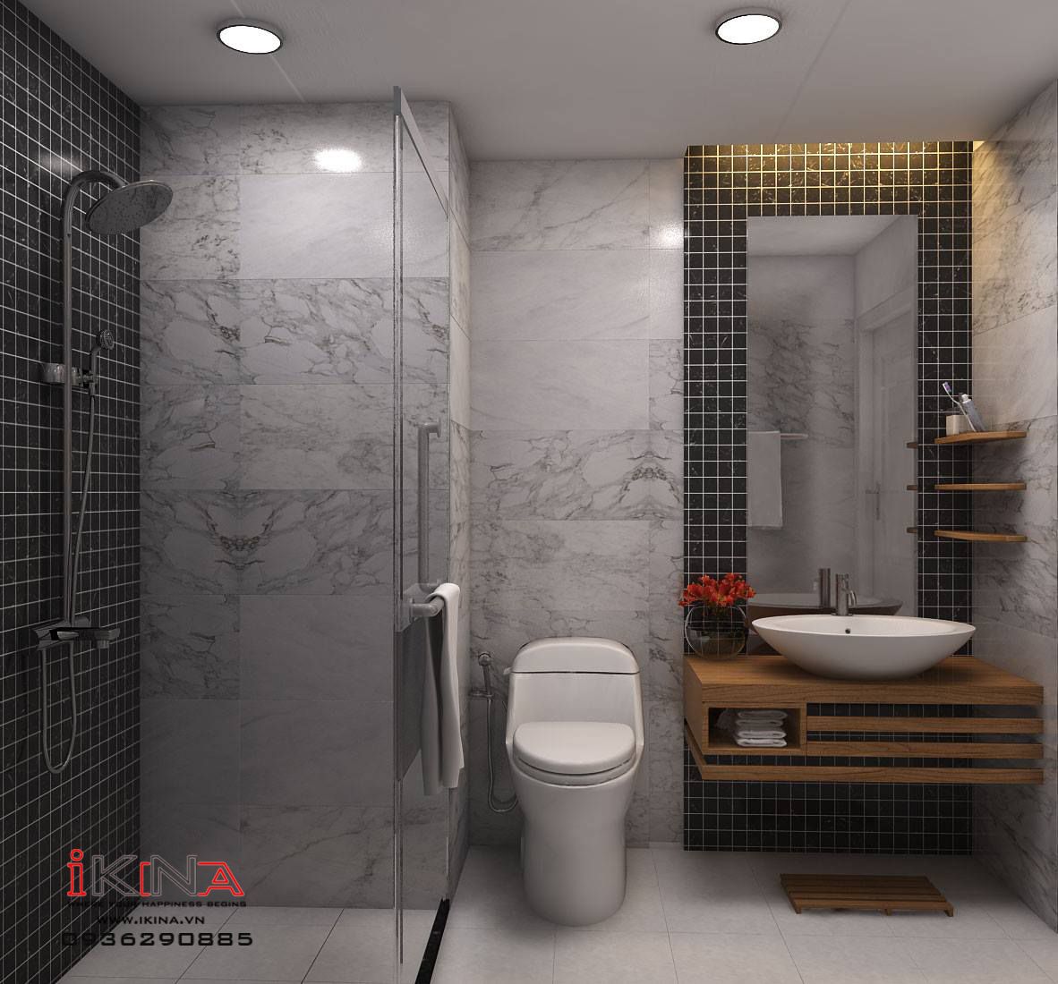 Thiết Kế Căn Hộ Chung Cư 72m2 - CT2C Nghĩa Đô