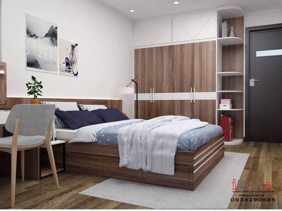 Thiết Kế Căn Hộ Chung Cư 69,34m2 V3 Home City