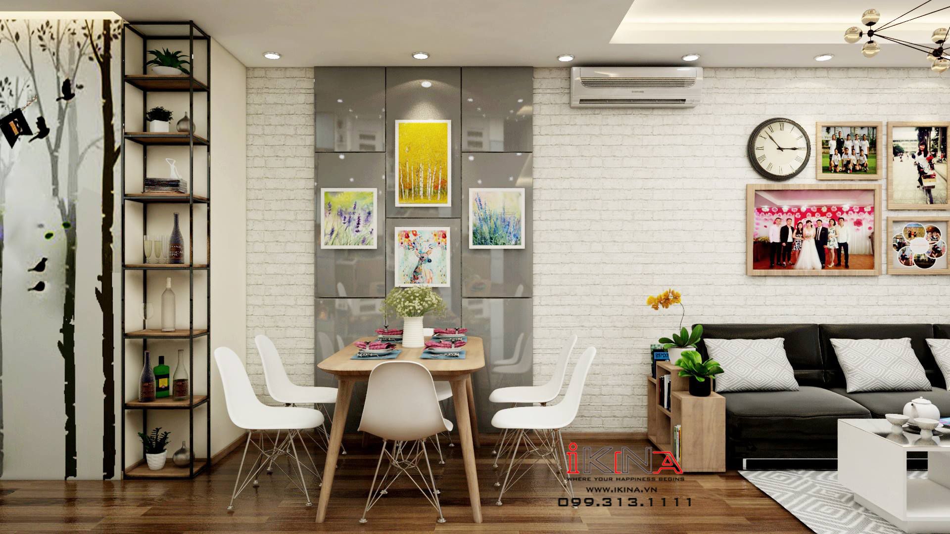 Thiết Kế Căn Hộ Chung Cư CT2A1 Tây Nam Linh Đàm