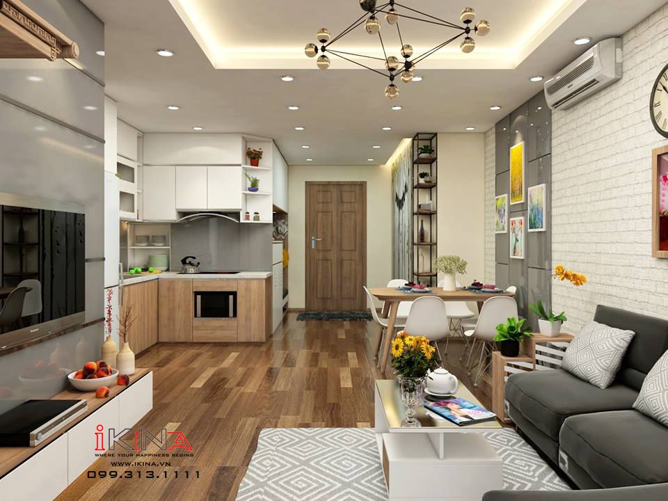 Thiết Kế Căn Hộ Chung Cư CT2A1 Tây Nam Linh Đàm