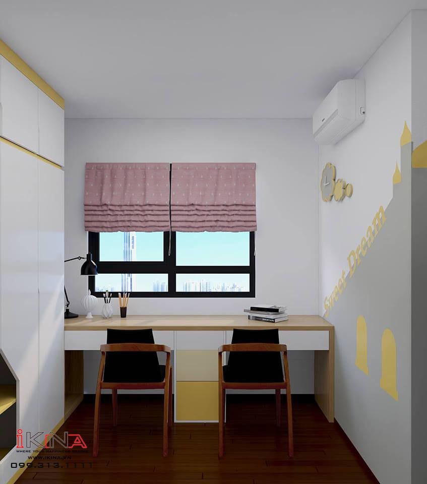 Thiết Kế Căn Hộ Chung Cư 61m2 - Hateco Hoàng Mai