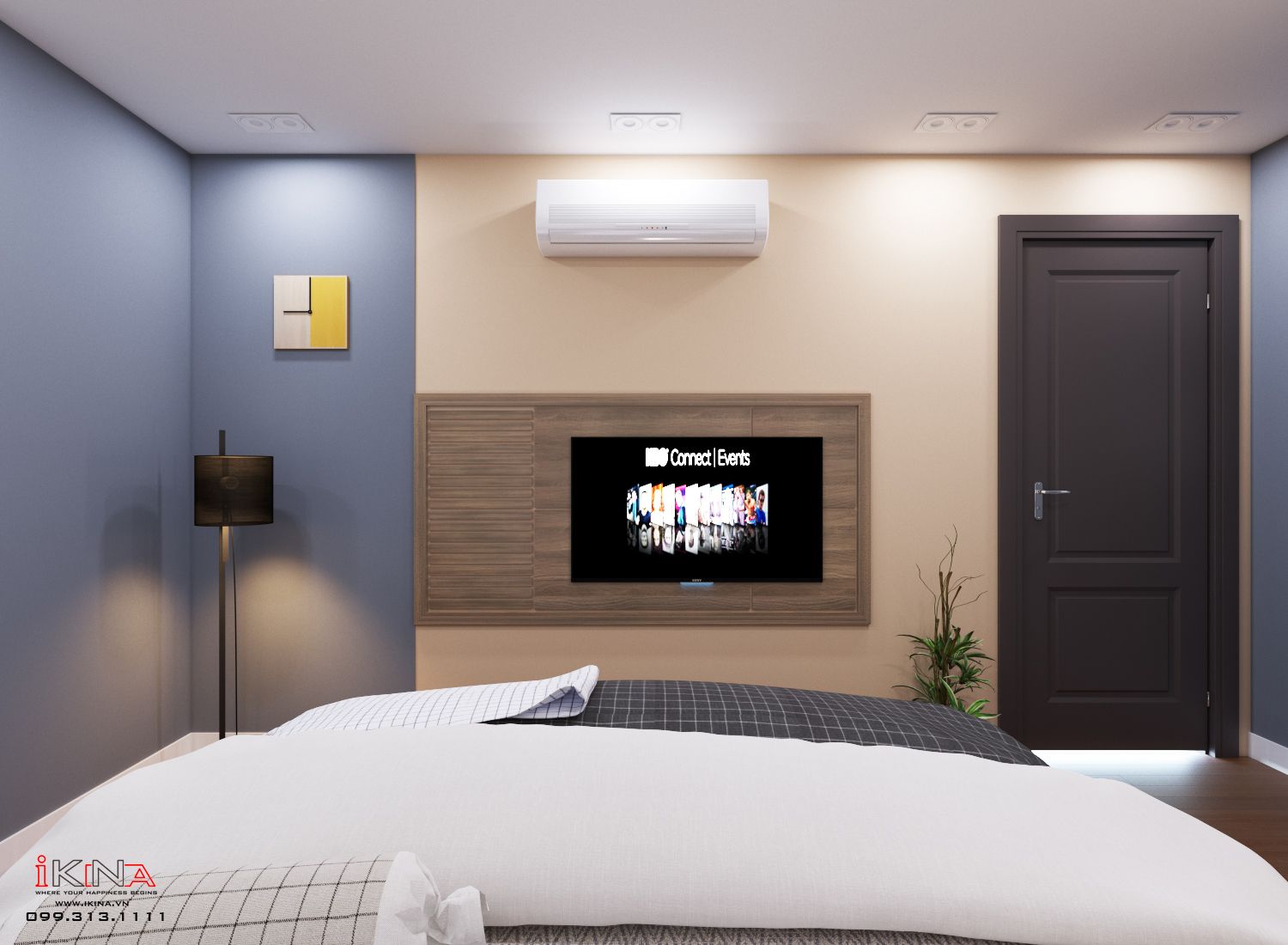 Thiết Kế Căn Hộ Chung Cư 61m2 - Hateco Hoàng Mai