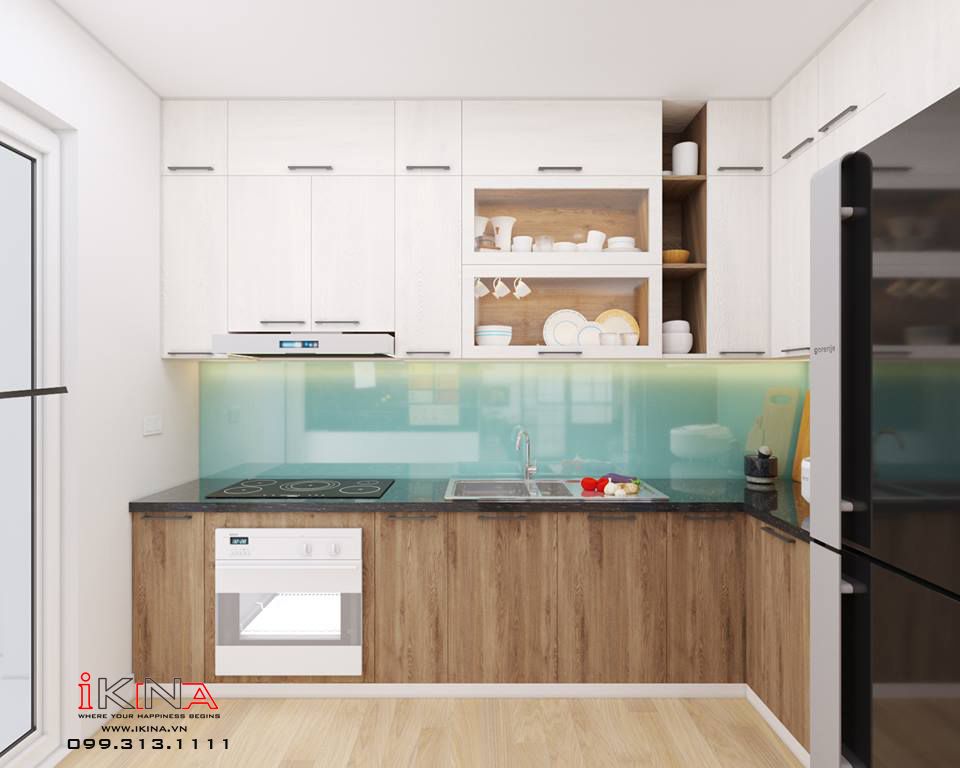 Thiết Kế Căn Hộ Chung Cư 45m2 - CT1B Nghĩa Đô Hoàng Quốc Việt