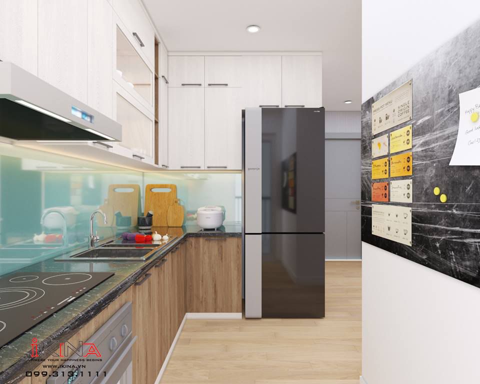 Thiết Kế Căn Hộ Chung Cư 45m2 - CT1B Nghĩa Đô Hoàng Quốc Việt