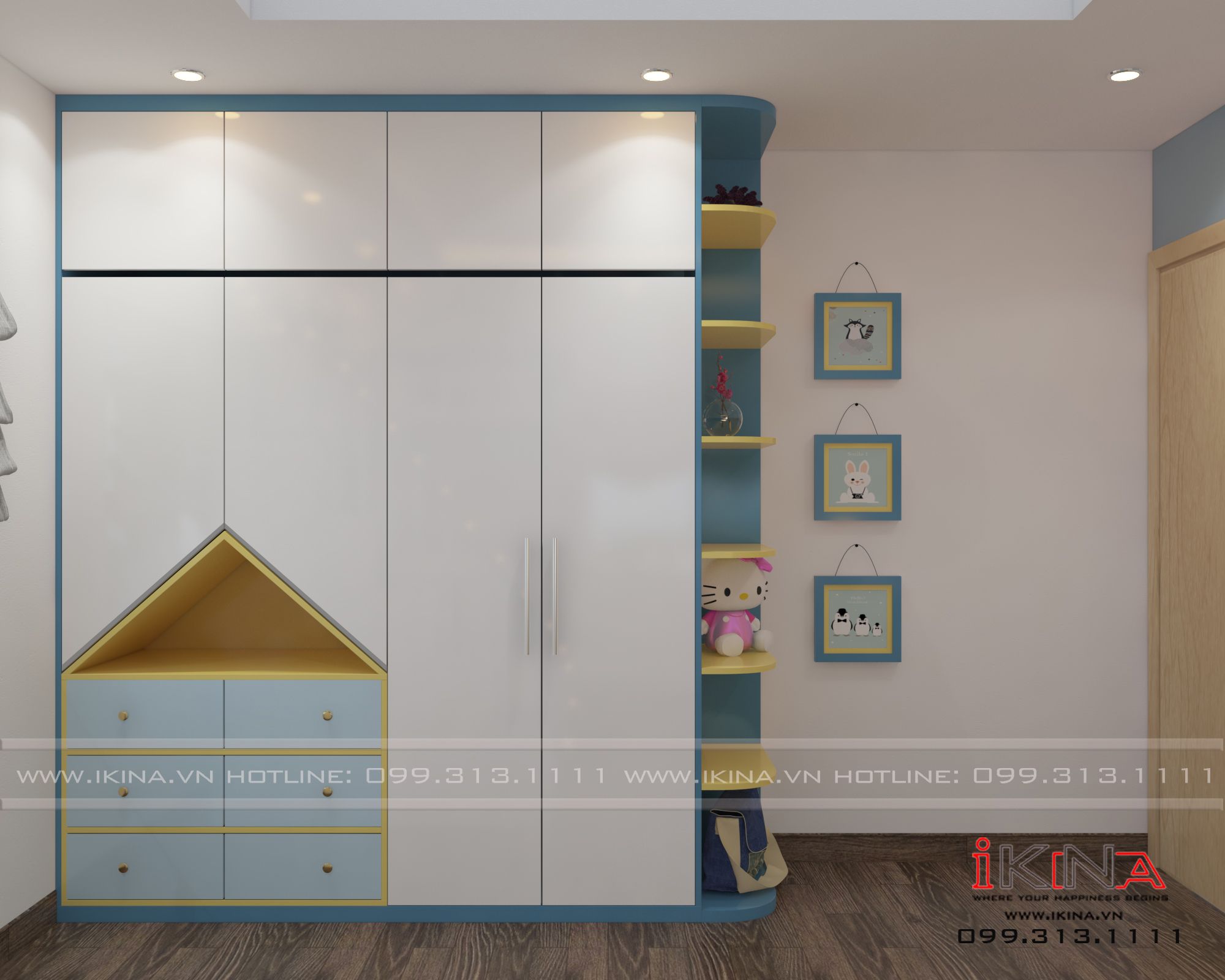 Thiết Kế Căn Hộ Chung Cư 97m2 - CT2 A1 Linh Đàm