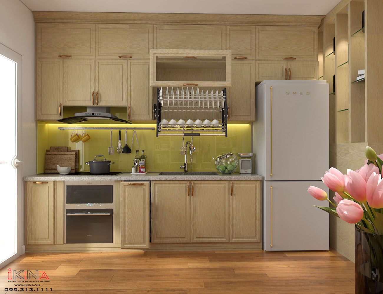 Thiết Kế Căn Hộ Chung Cư 68m2 - Tòa Trung Rice City Linh Đàm