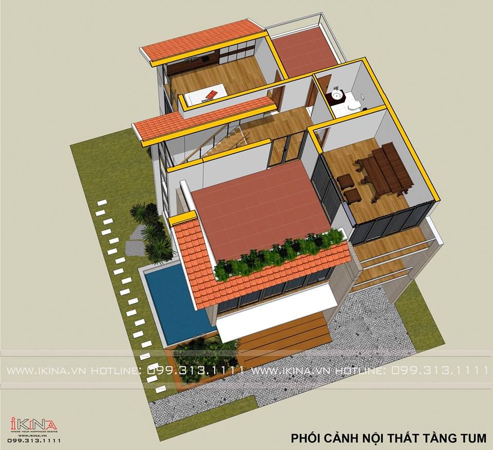 Thiết Kế Biệt Thự 300m2 - 3 Tầng Đông Anh Hà Nội